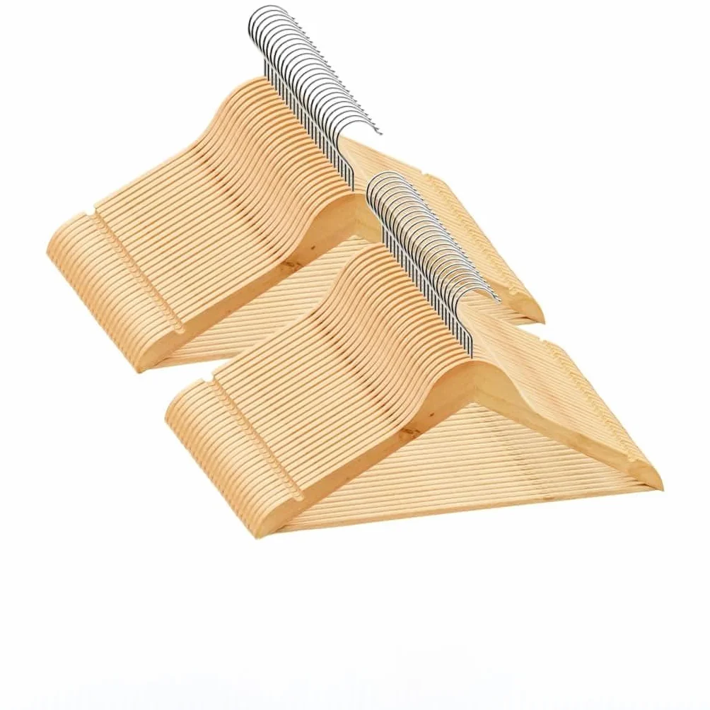 Juego de Perchas para Ropa 50 uds Antideslizantes Madera Dura,Casa y jardín,Productos del hogar,Organización y Almacenamiento,Almacenamiento de Ropa y armarios,Perchas,6kg-289912