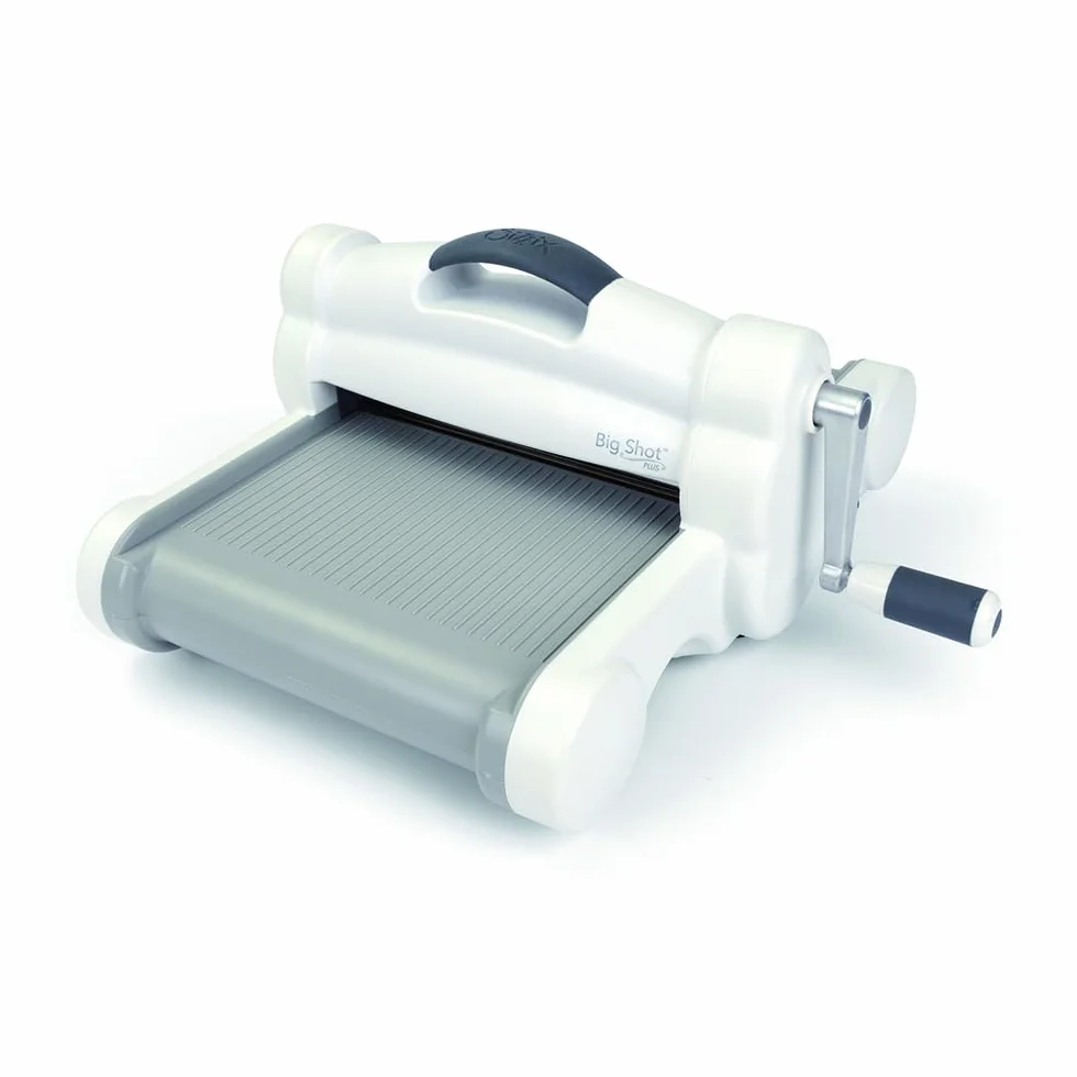 Sizzix Big Shot Plus Machine Only 660020 Máquina de troquelado manual y repujado para artes y manualidades, álbumes de recortes y tarjetas, apertura de 21 cm