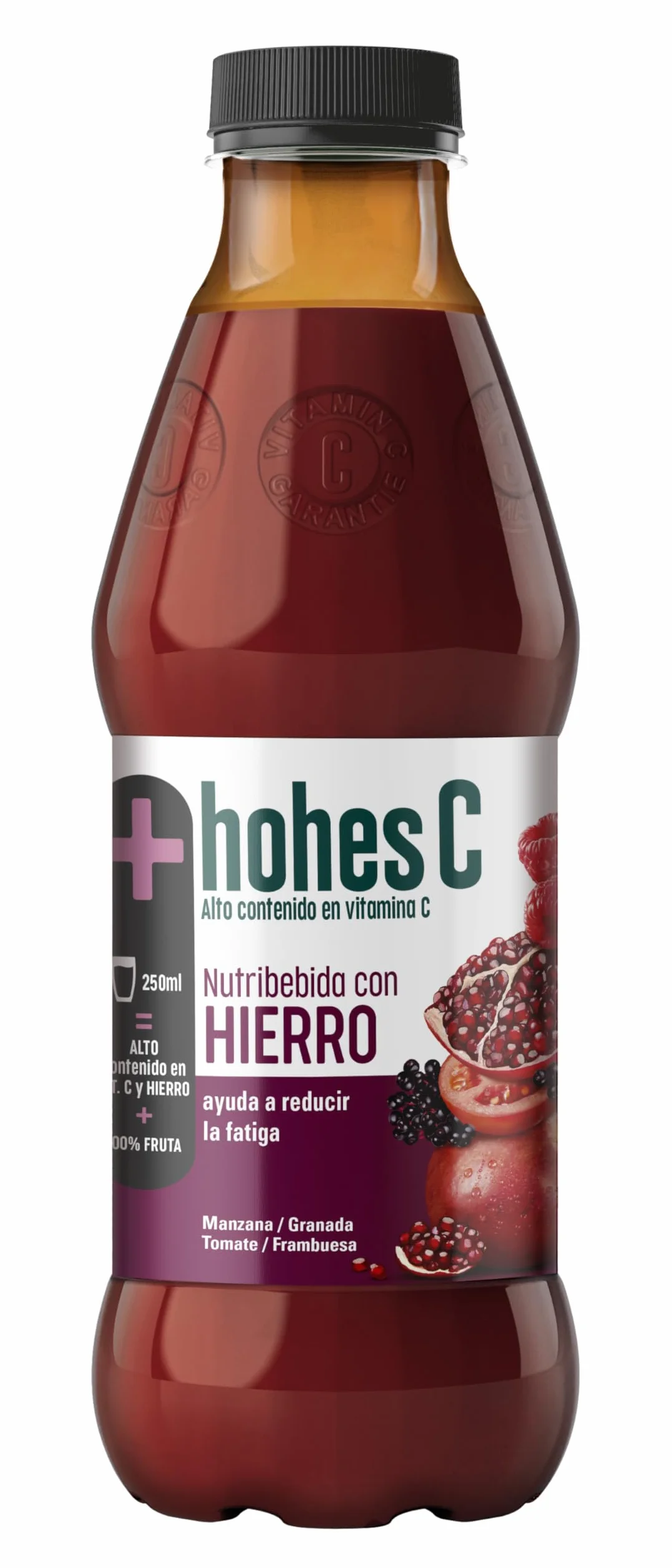 hohes C Plus Hierro Nutribebida con Hierro y Vitamina C Zumo 100% natural 1L