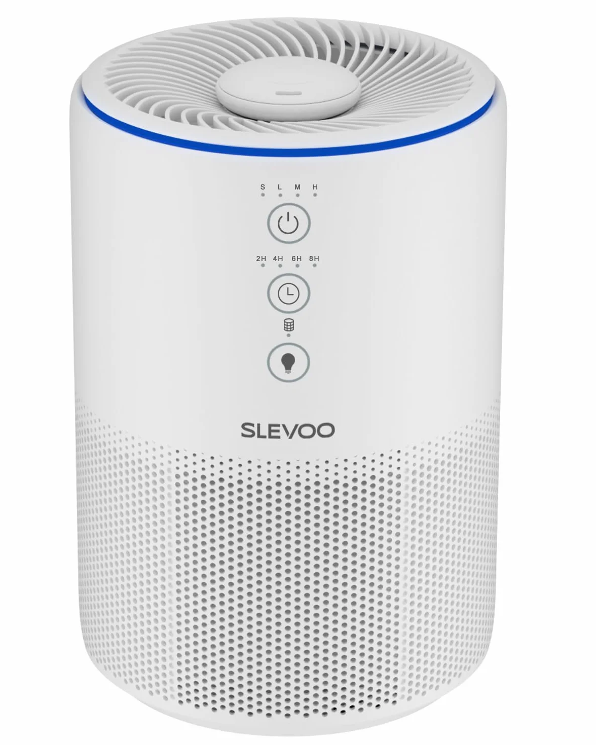 Slevoo Purificador de Aire HEPA 3 en 1 CADR 200 m³/h para Hogar Alergia Mascotas (Blanco)