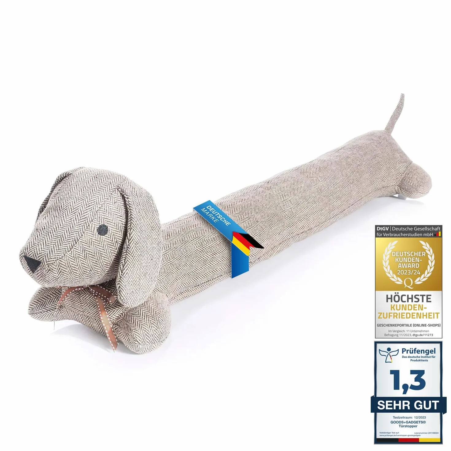 Tapa de Tiro de Perro Salchicha Rollo XXL - Sello de la Puerta de Tiro 91cm