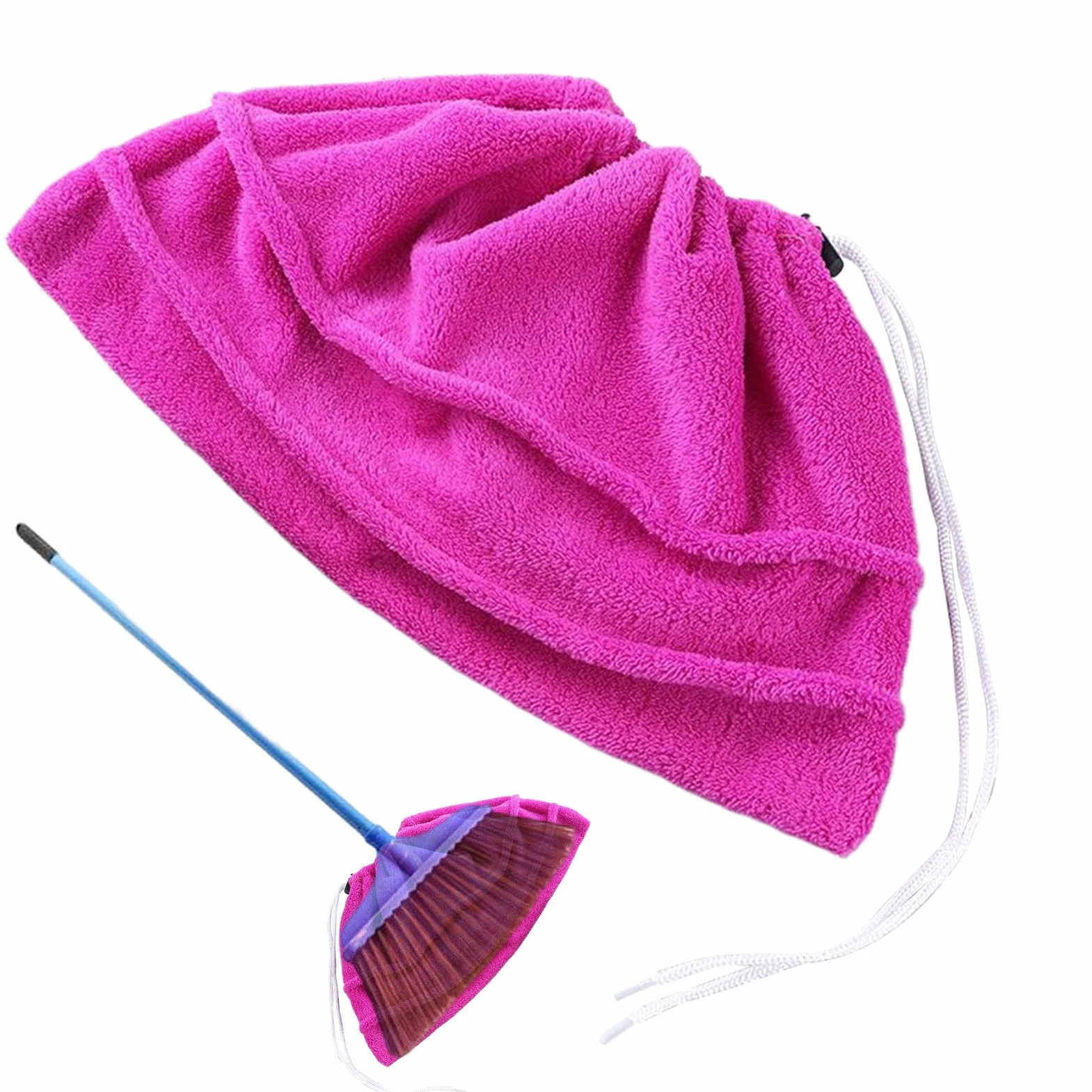 Funda para Escoba de Tela Reutilizable de Microfibra - Reemplazo para Fregona, Limpieza Doméstica para Salón Baño Cocina