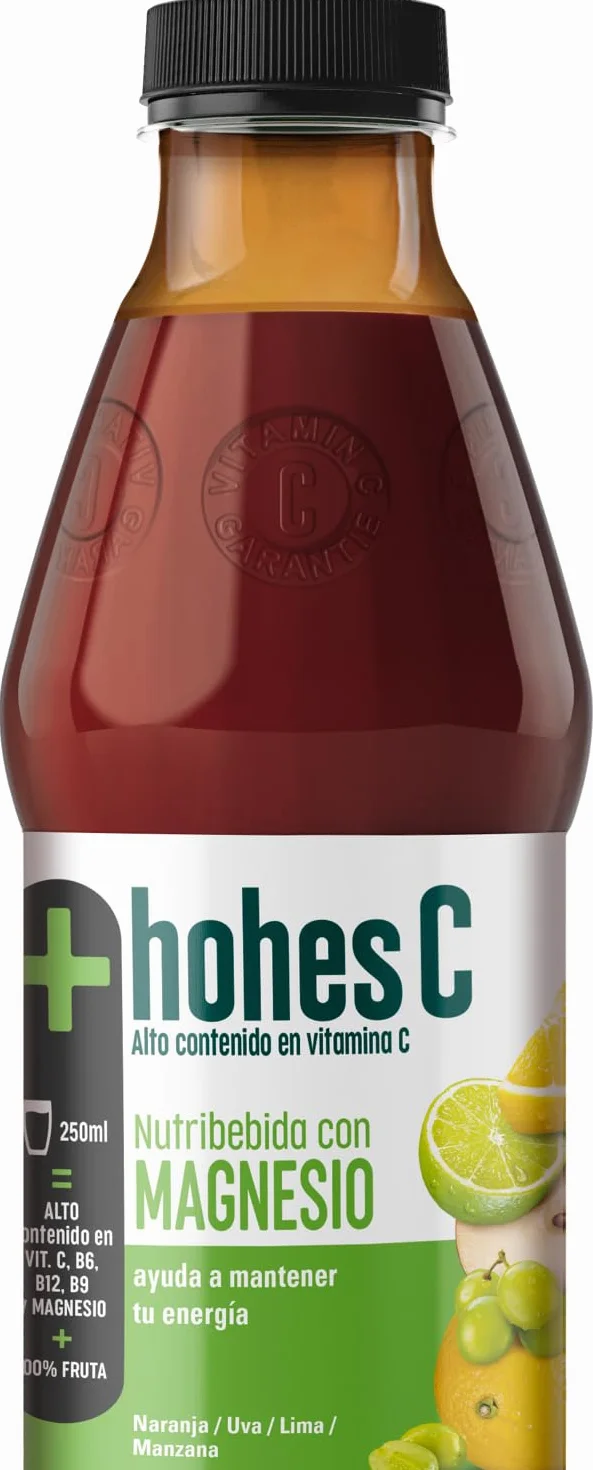 hohes C Plus Magnesio Nutribebida con Magnesio y Vitamina C Zumo 100% natural 1L