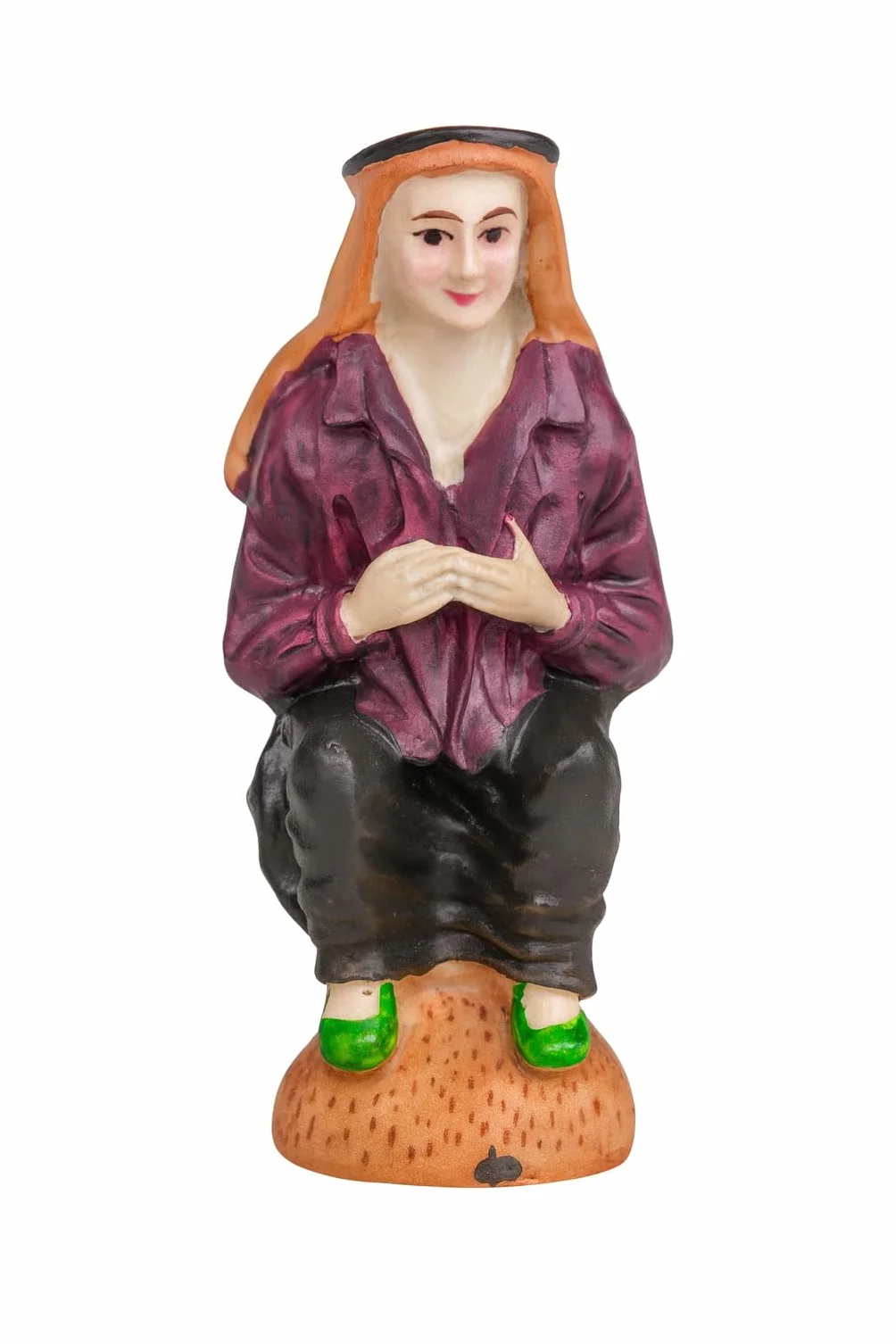 Caganer figura de belén 8 cm divertida Navidad decoración