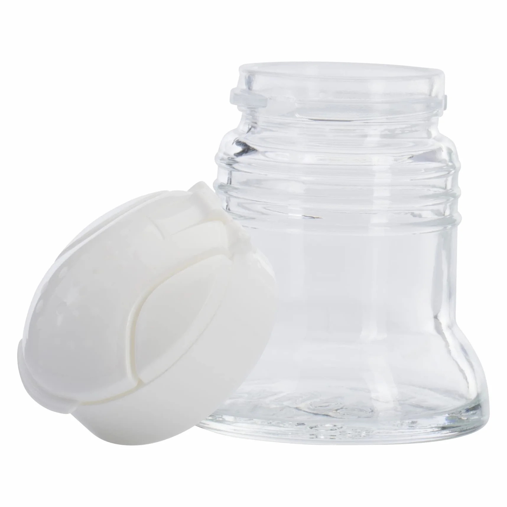 Westmark Especiero universal, Capacidad: 40 ml cada uno, Vidrio/plástico, Paris-Snap, Blanco/transparente, 63052270