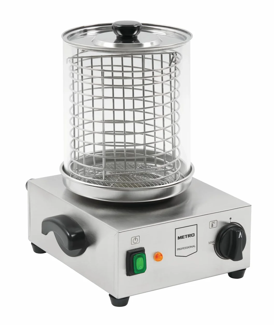 METRO Professional Máquina para Perritos Calientes GHM1002, Acero Inoxidable, 800 W