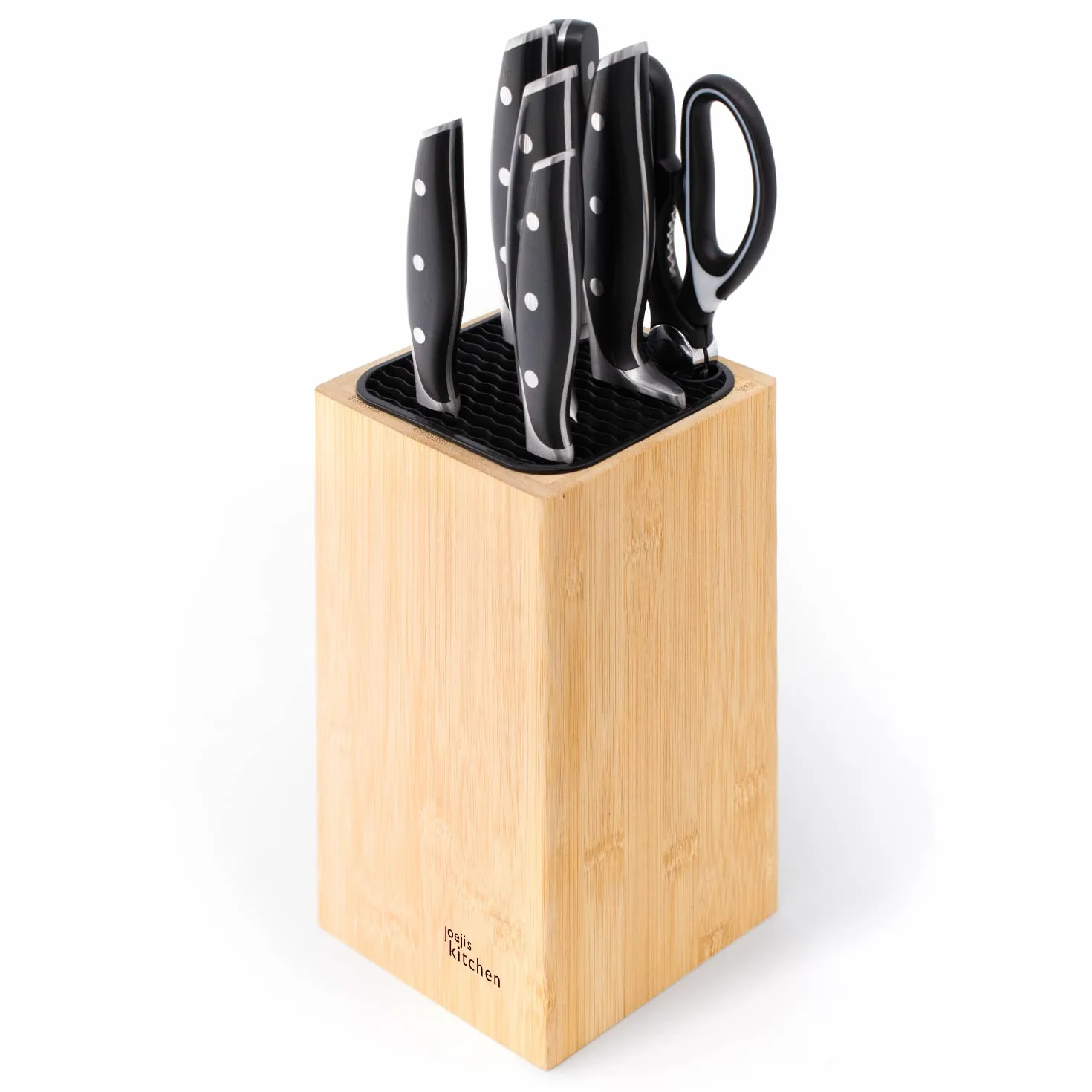 Porta cuchillos cocina Universal Bambú Soporte para Cuchillos