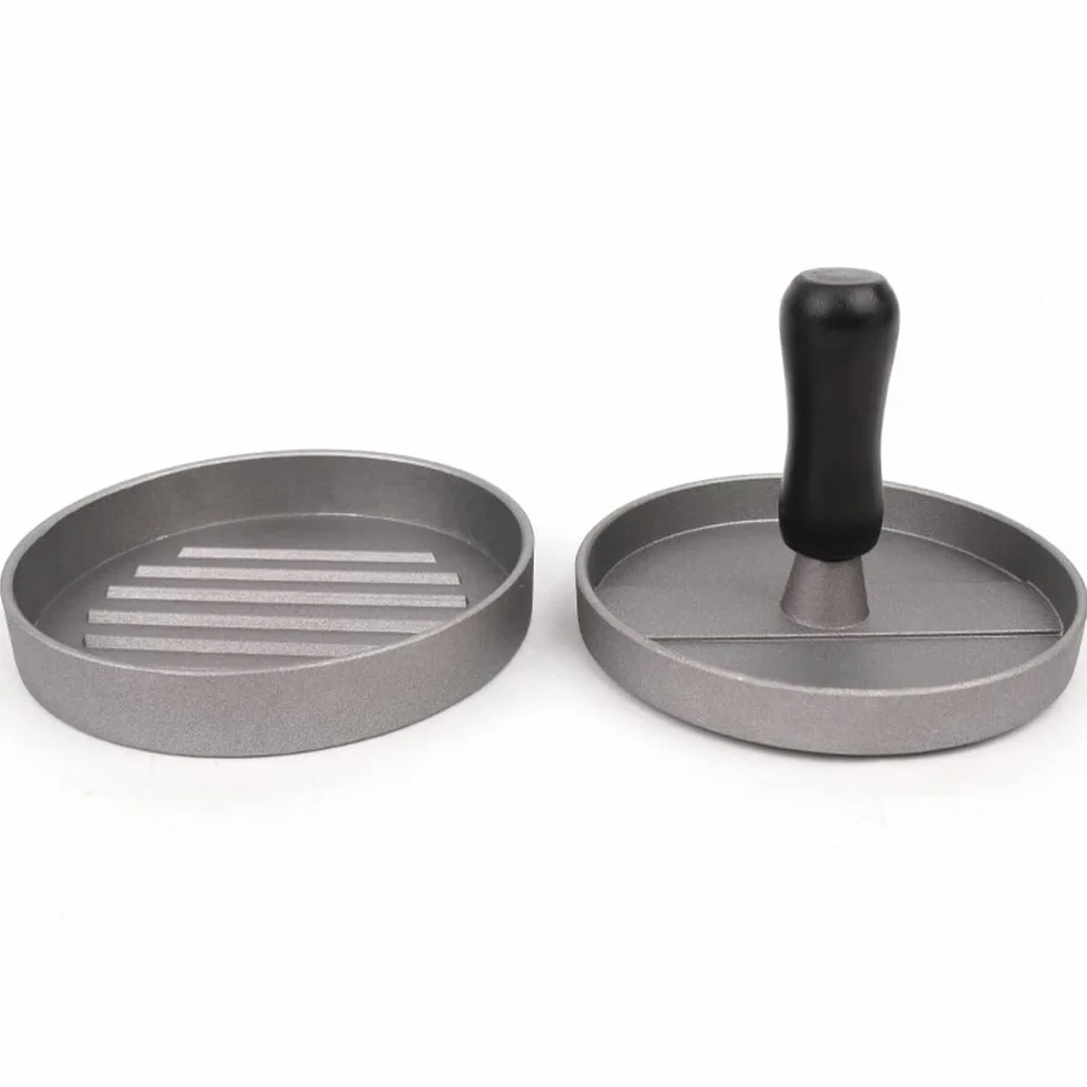 Hamburguesas Molde Prensa Antiadherente Aluminio Burger Maker Prensador Barbacoa Utensilios Cocina