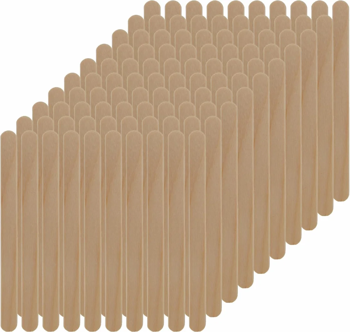 silikomart Kit de 100 palitos de Madera 113 x 10 x 2 mm