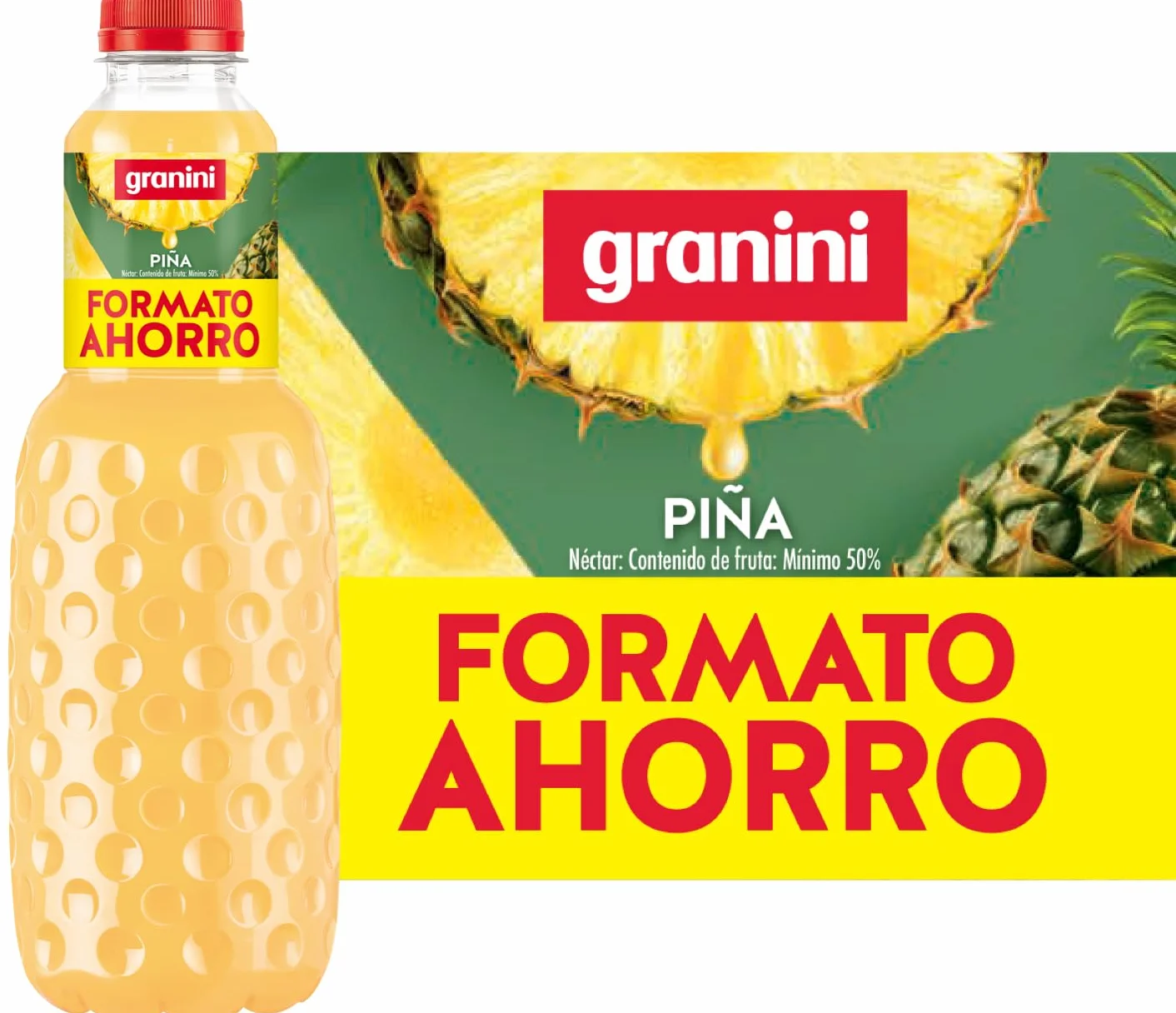 Granini Néctar de Piña 1,5L Formato Ahorro