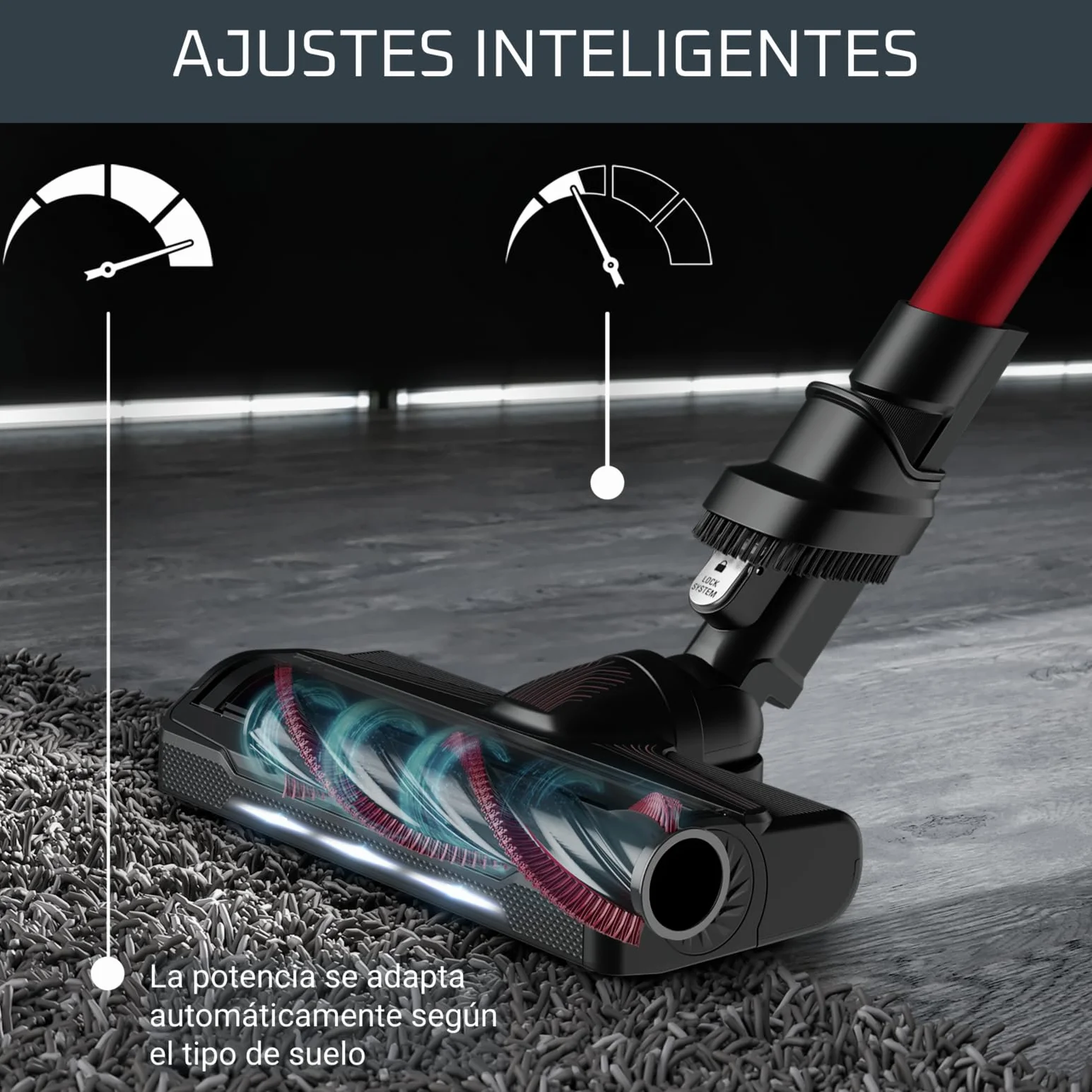 Rowenta X-Force Flex 9.60 Animal Care - Aspiradora Escoba sin Cable, 100 AW de Potencia, batería 45 min, Tubo Flexible, luz LED, Ajuste automático, Cepillo Mascotas (Reacondicionado)