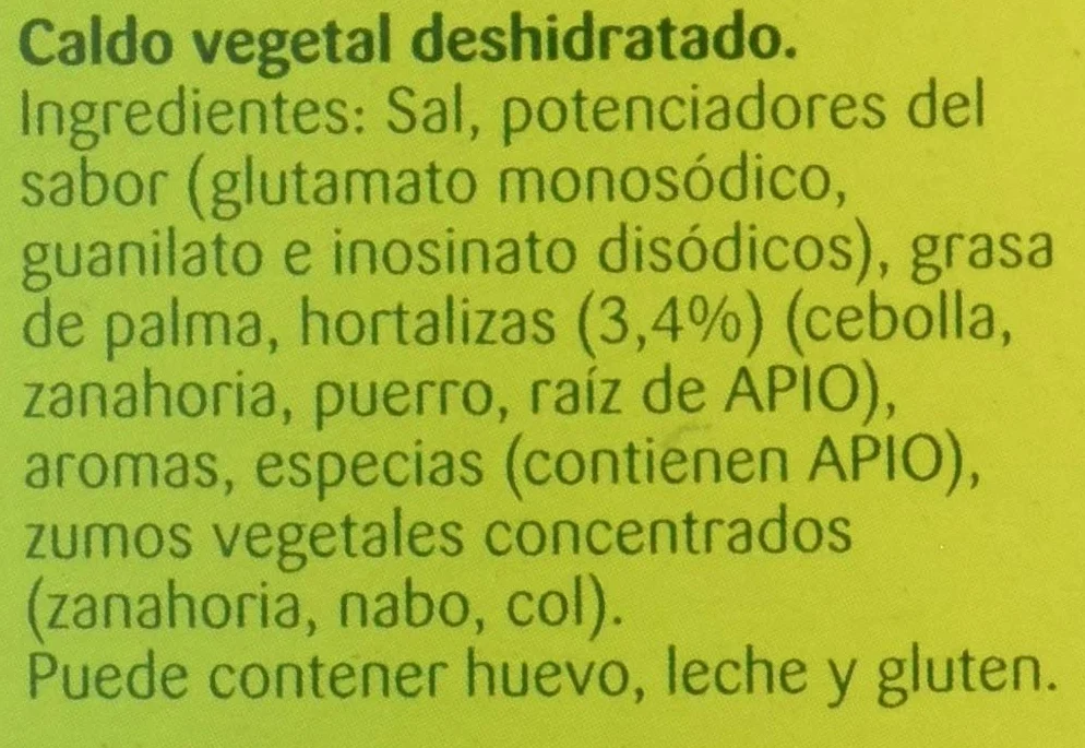 Knorr Caldo vegetal en polvo 1 Kg