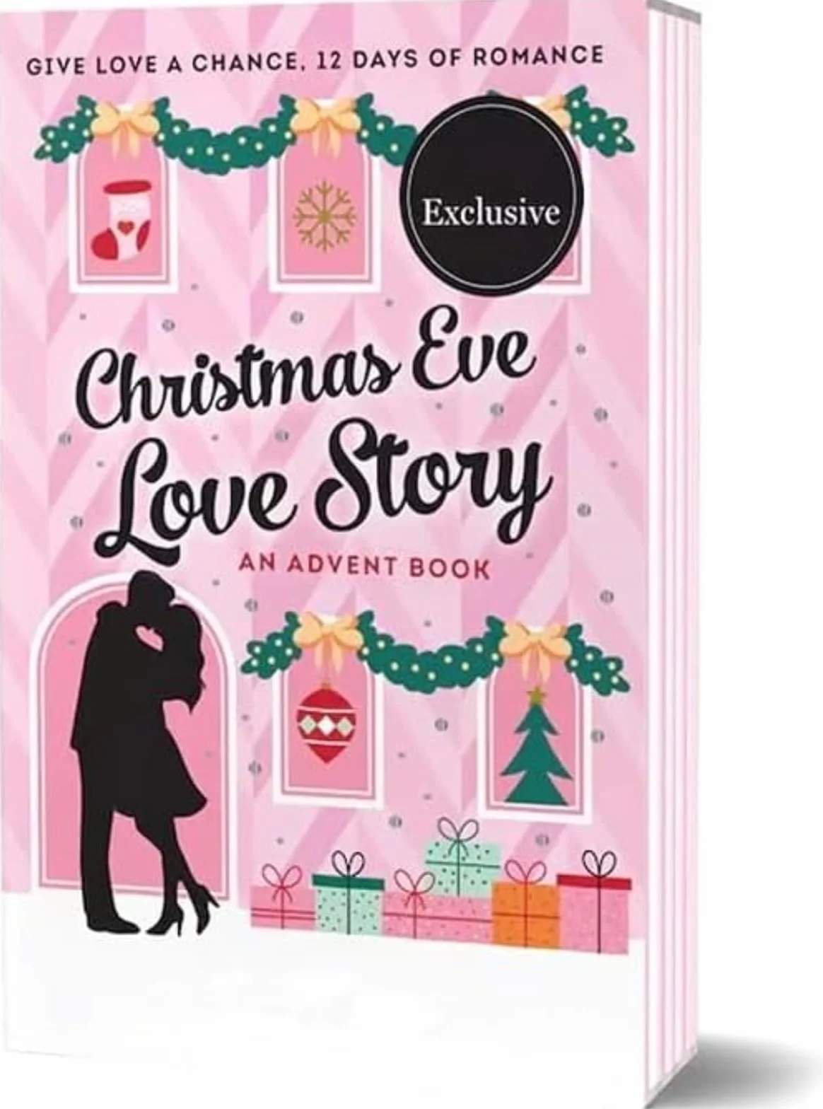 Calendario de Adviento libro: Historia de amor de Nochebuena, 12 días de romance, para fanáticos de libros románticos