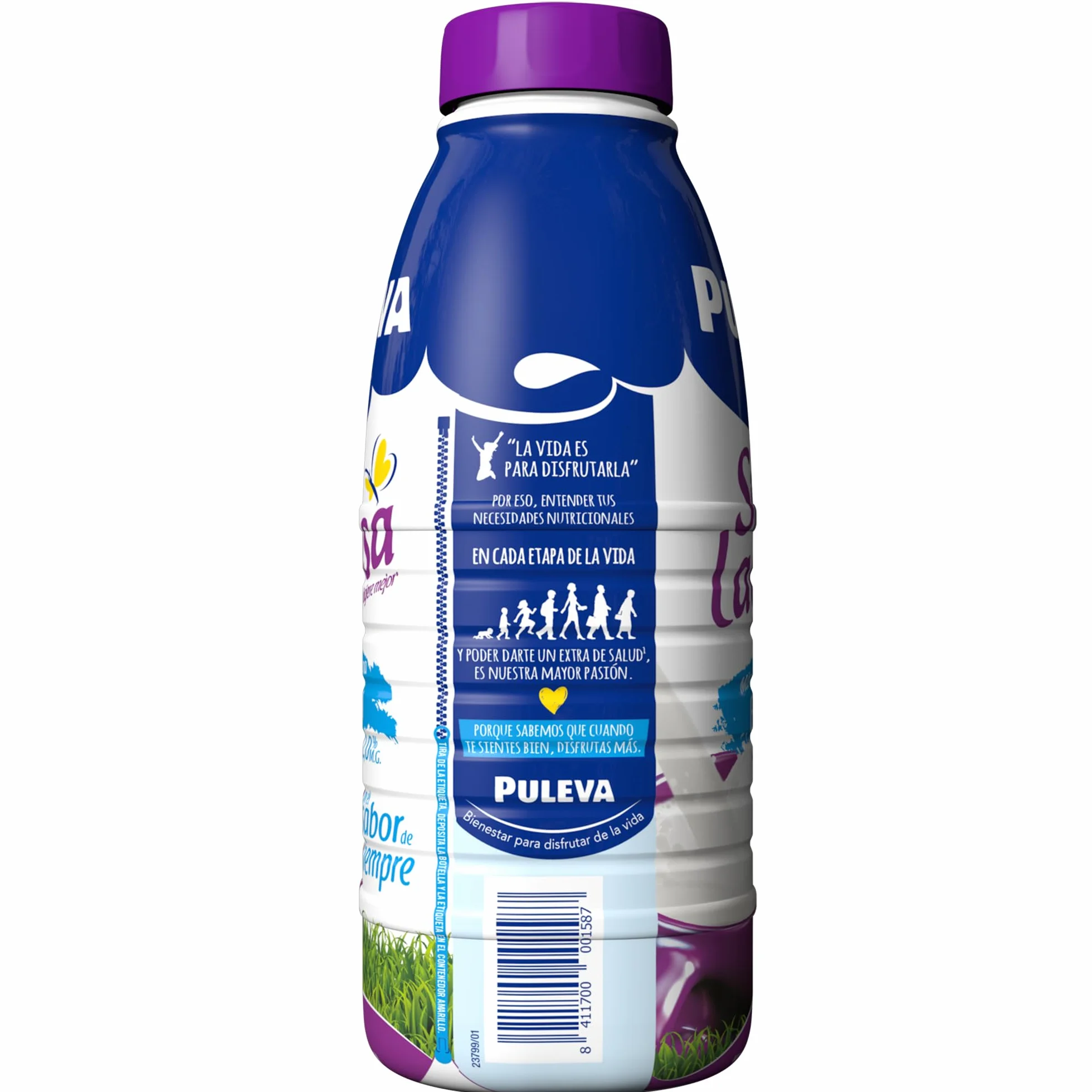 Puleva Mañanas Ligeras Leche Sin Lactosa Entera 6 x 1 L