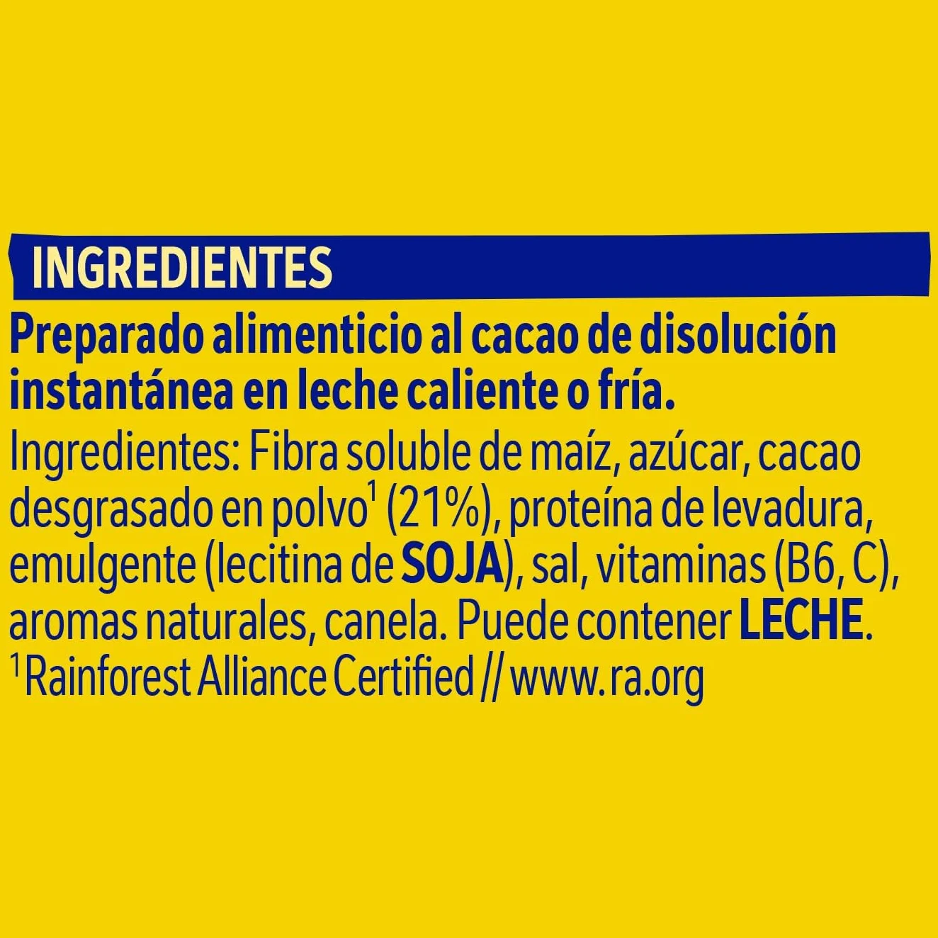 NESTLÉ NESQUIK UP Cacao Soluble Instantáneo con Proteína 330g