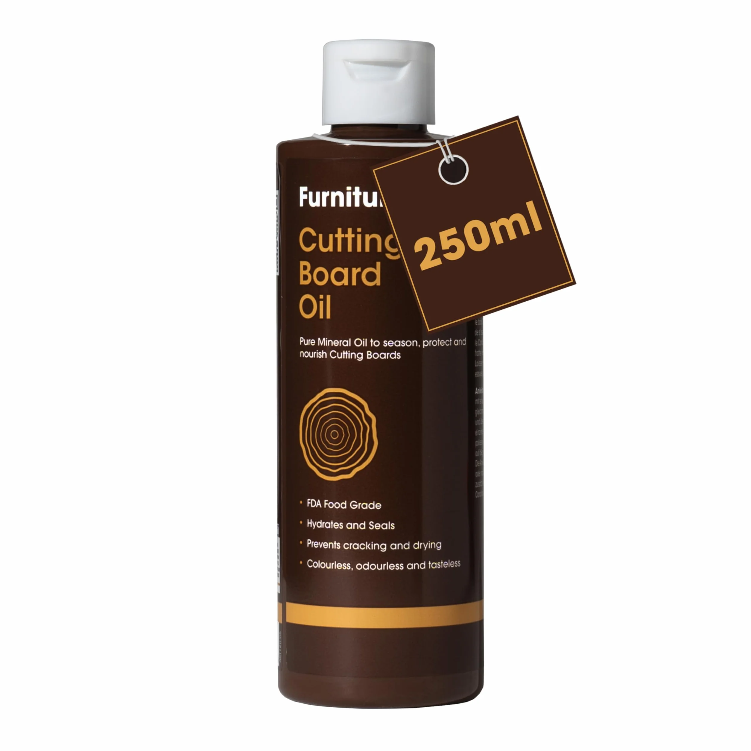 Aceite para tablas de cortar de grado alimentario 250 ml