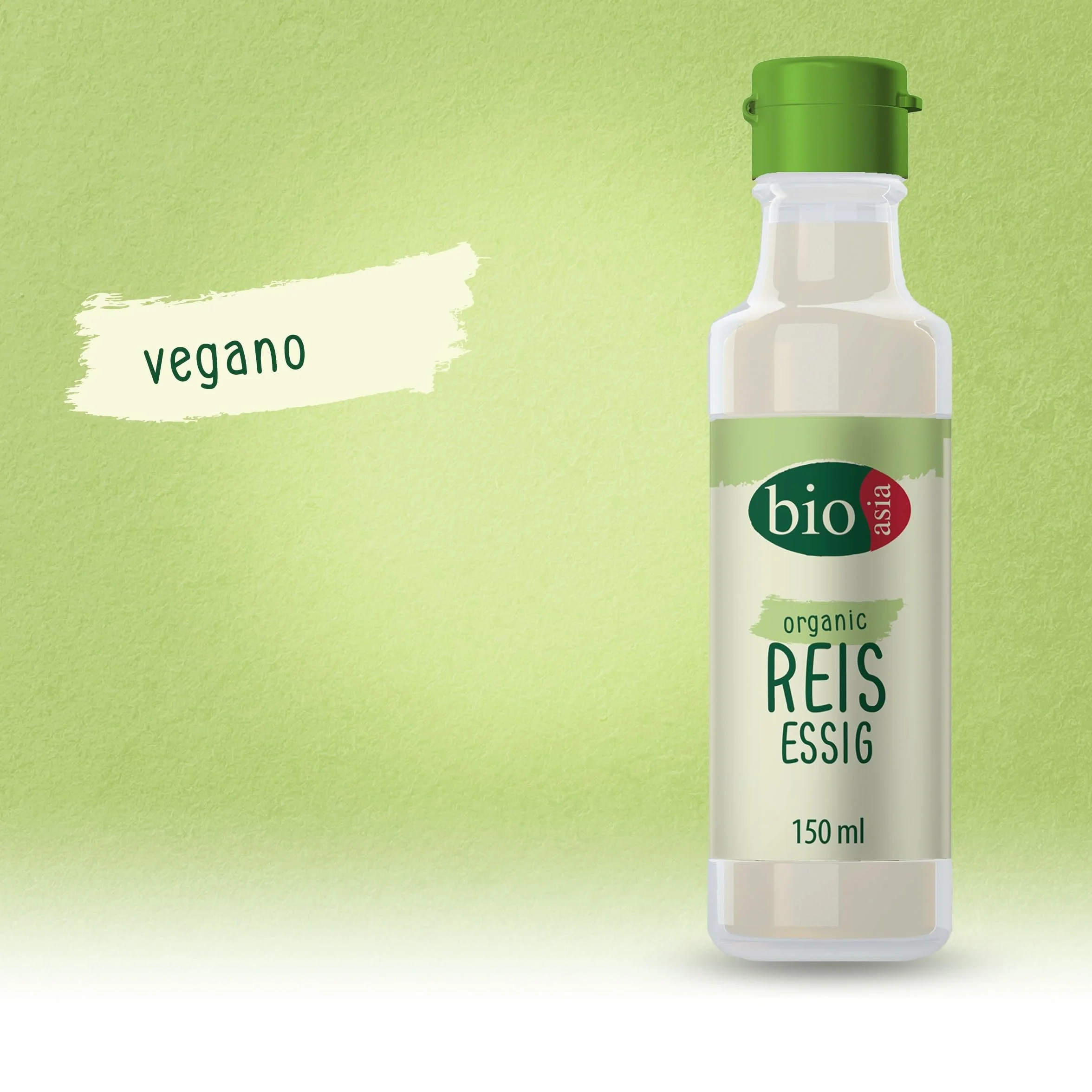 BIOASIA Vinagre de arroz ecológico 150 ml para sushi vegano