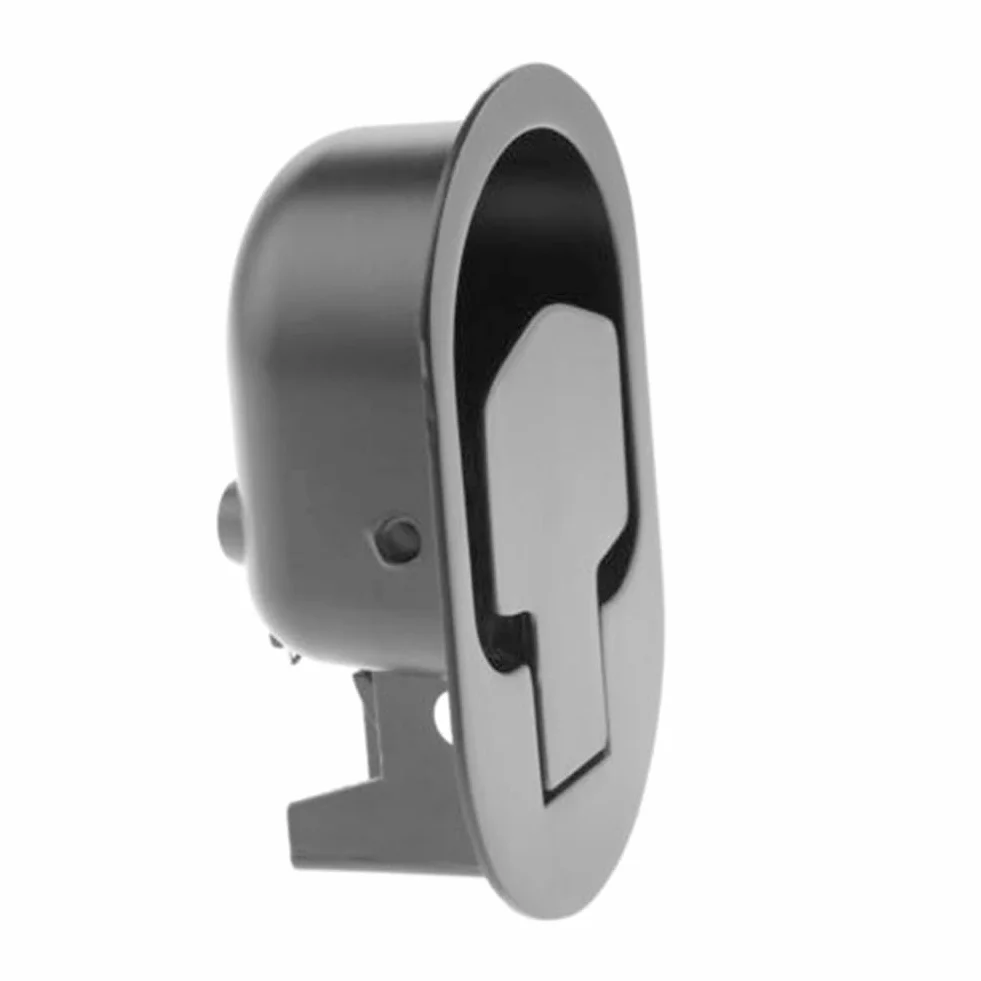 Palanca de repuesto de metal para sillón reclinable, palanca de repuesto para sofá, interruptor de liberación de aleación de aluminio ovalado negro, se adapta a cables de 6 mm y 3 mm