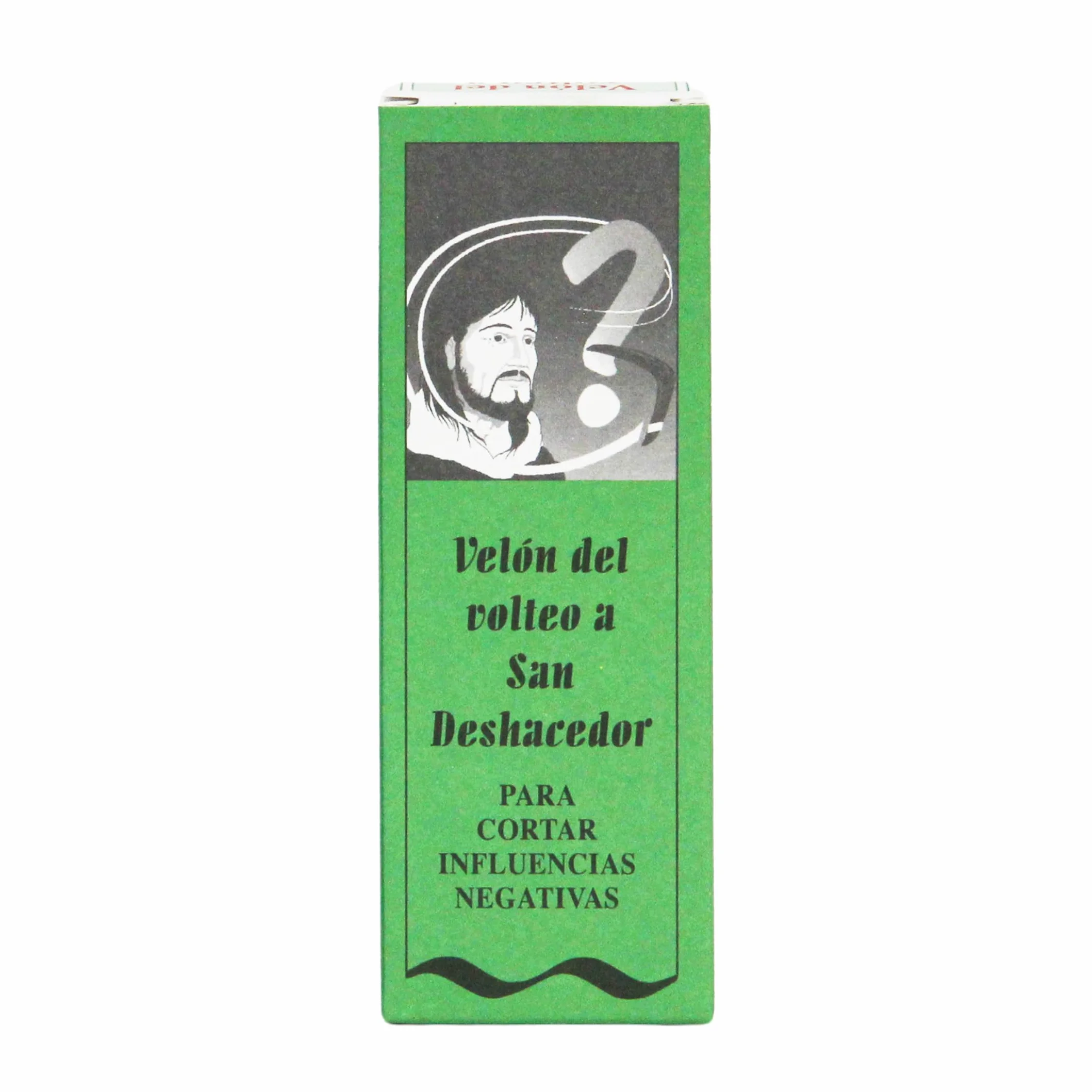 Velón Preparado de San Deshacedor o de Volteo – Ritual con Vela Negra para Eliminar Energías Negativas | Vela para limpieza energética | Hecho a Mano con Hierbas | Incluye Instrucciones y Oración