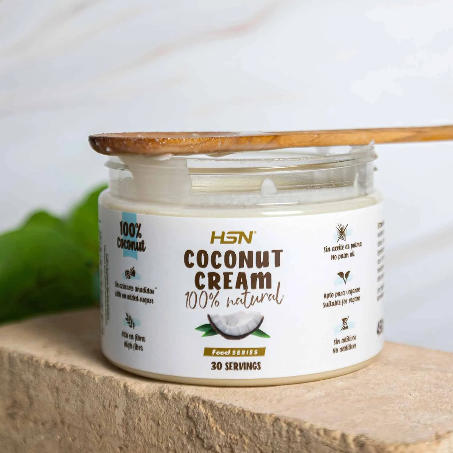Crema de Coco 100% Natural 500 Gramos HSN Vegano Sin Lactosa