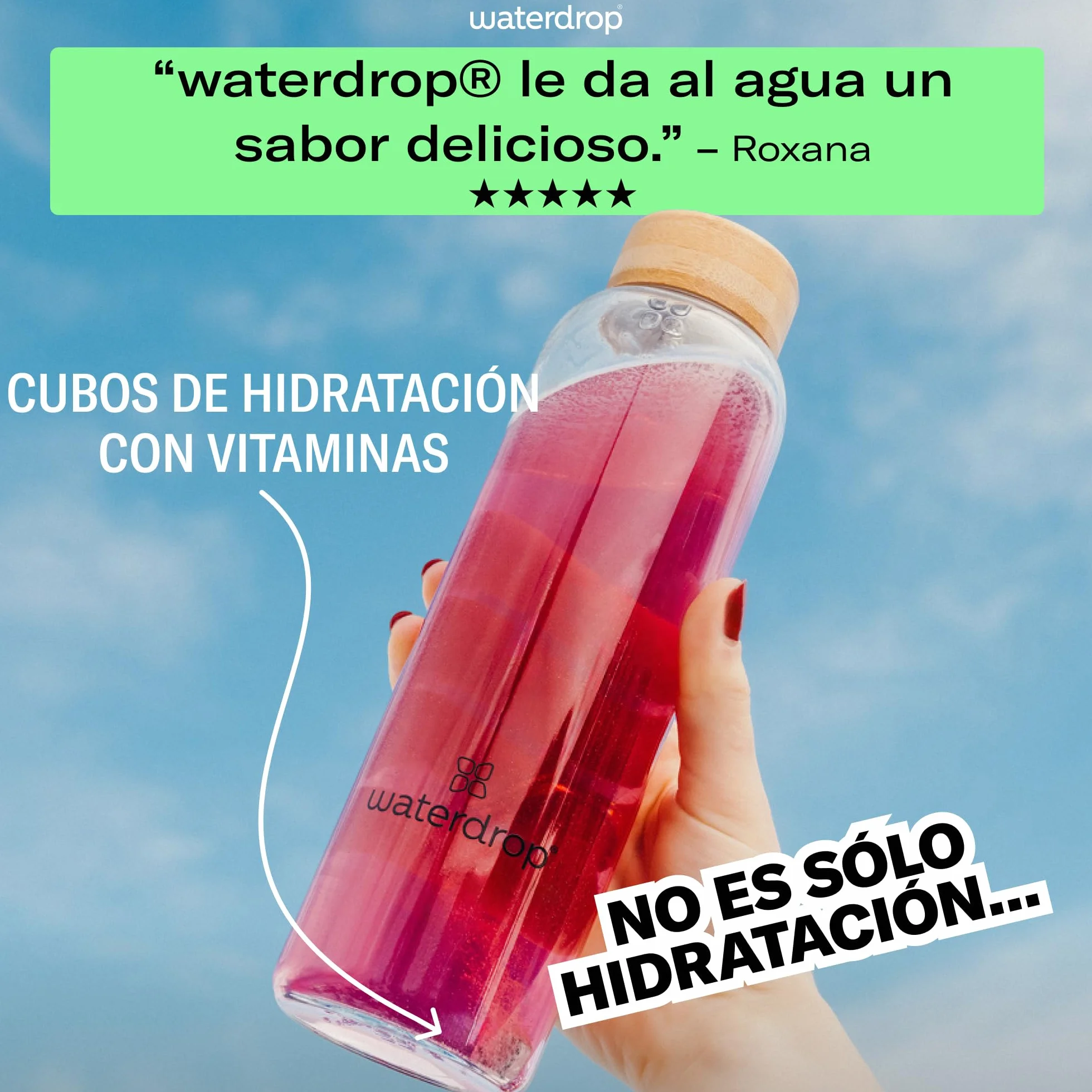 Waterdrop Microdrink Set Mix Clásico, 48 Pastillas Saborizantes para Agua, 4 Sabores Afrutados Sin Azúcar, Baja en Calorías con Vitaminas