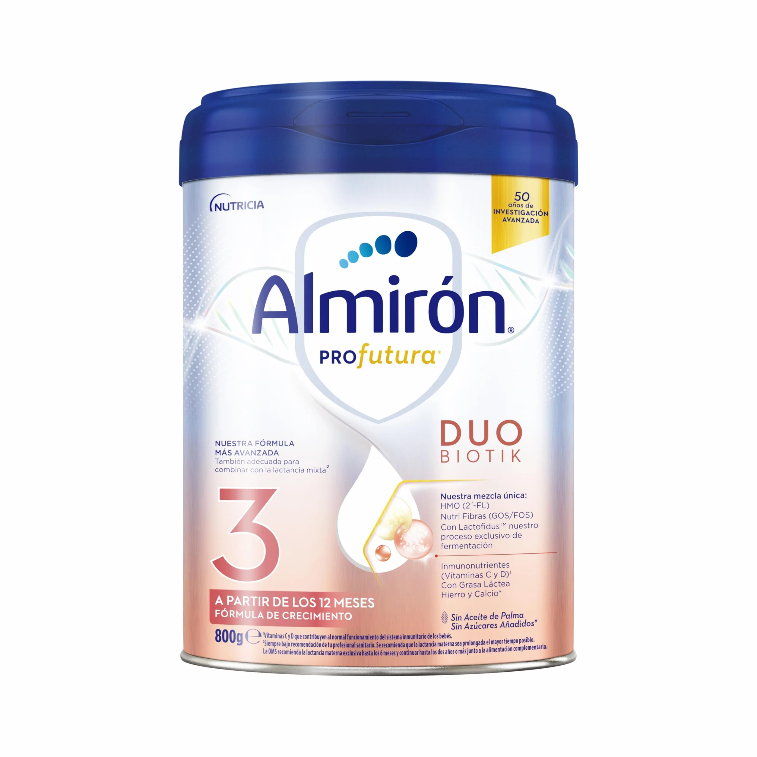Almirón Profutura 3 Leche en Polvo de Crecimiento 800g para Bebé Desde 12 Meses
