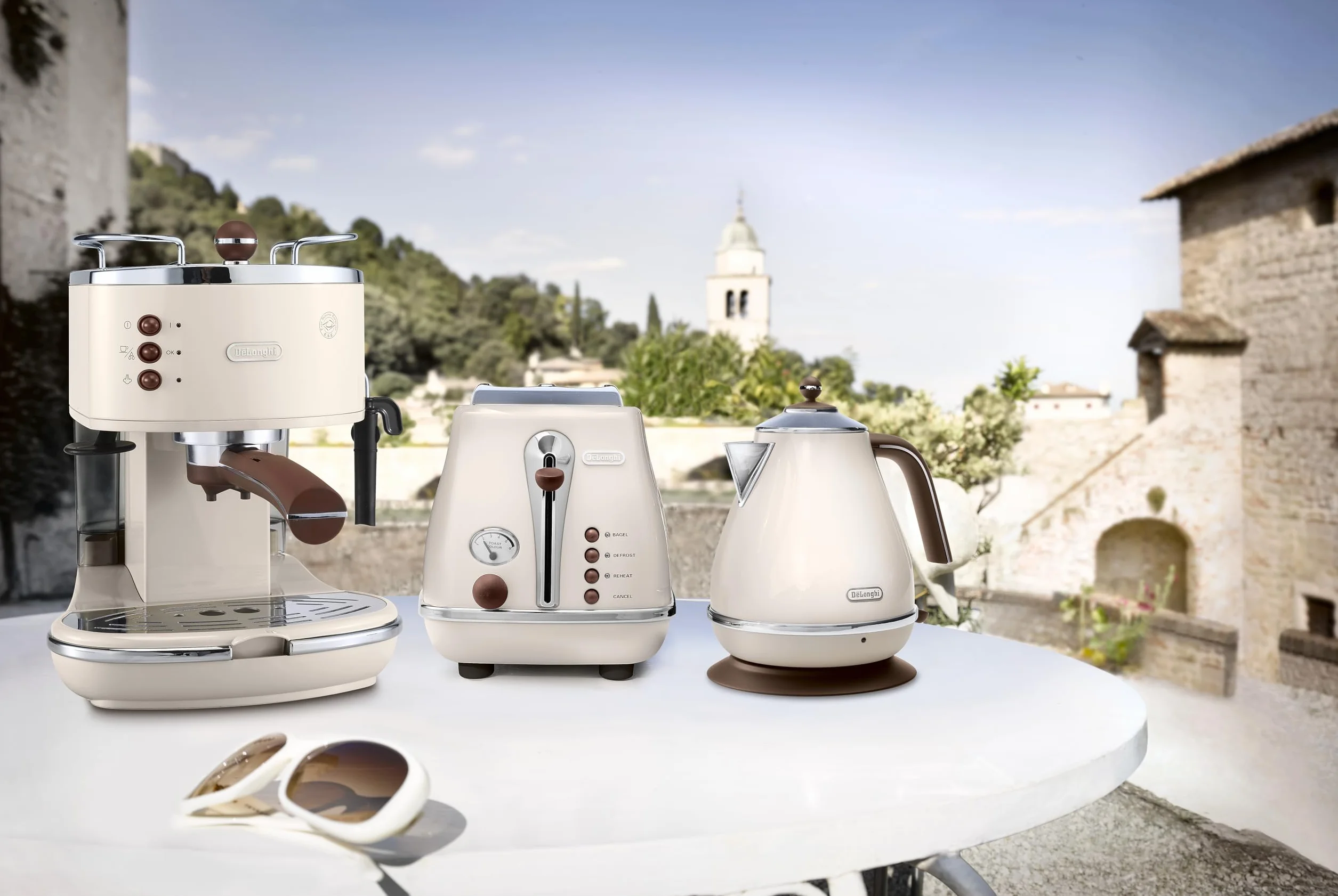 De'Longhi ECOV 311.BG Cafetera Automática, 1100 W, 1.4 L, 15 Bares, 2 Tazas, Acero Inoxidable, Beige