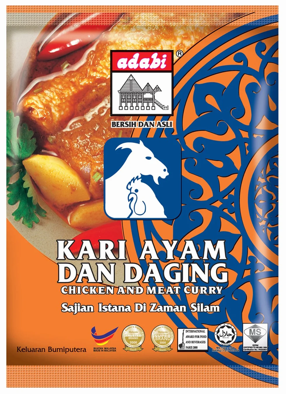 Adabi Kari Ayam Dan Daging 250g