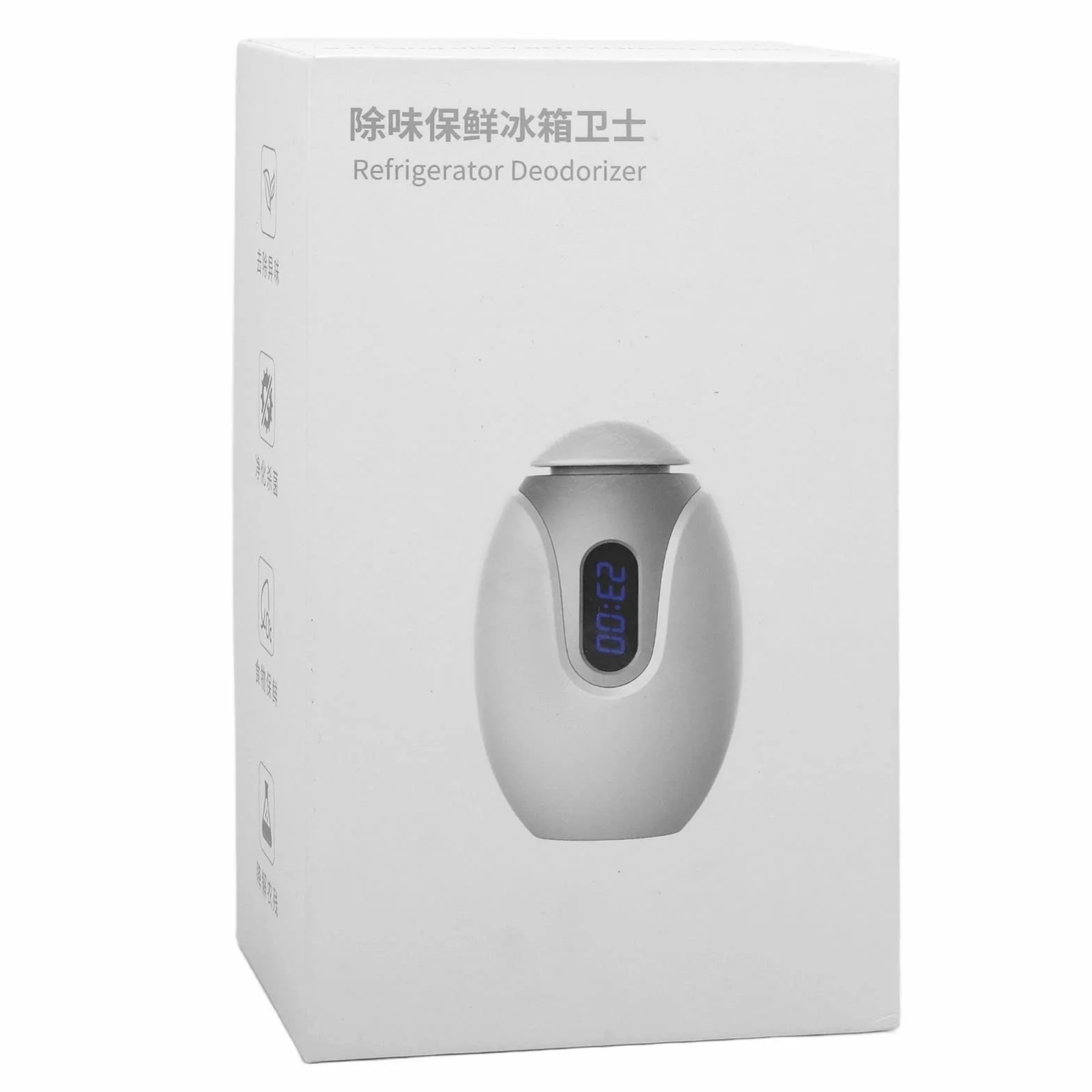 Desodorante de ozono recargable USB para refrigerador