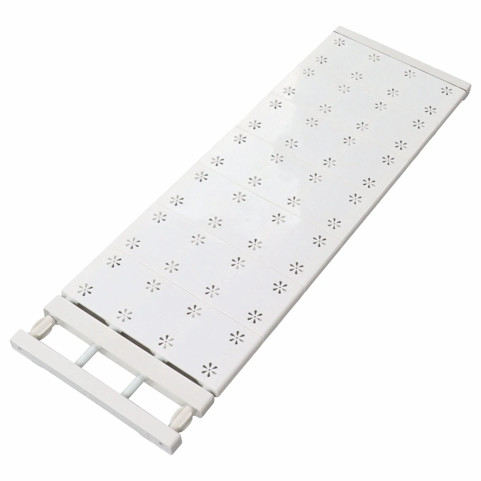 HERCHR Estante De Tensión De Armario Extensible, Tablero De Partición En Capas (73-125cm)
