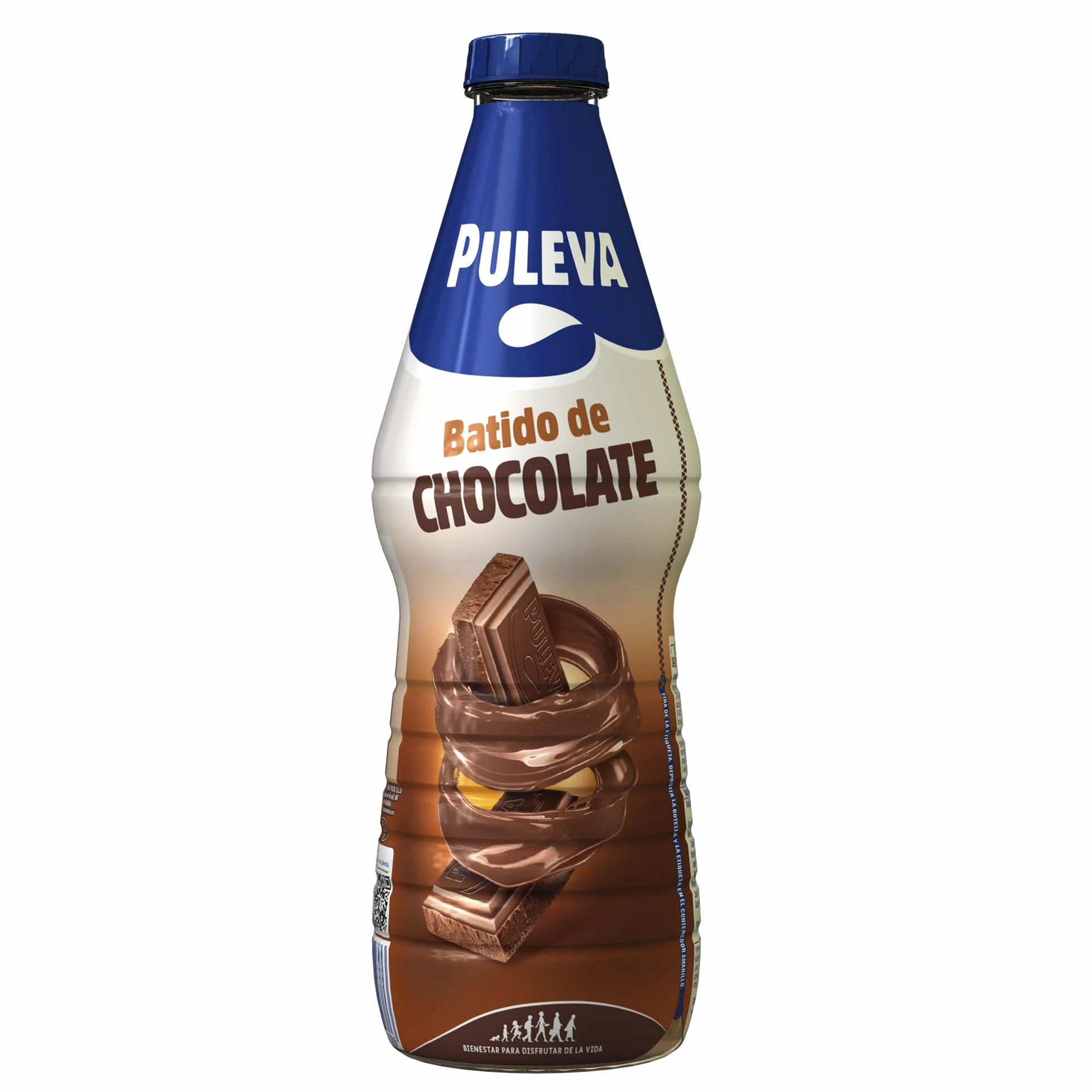 Puleva Batido de Cacao, Rico en Calcio, Proteínas y Vitamina D, Sin Gluten, Bebida Láctea 1 L