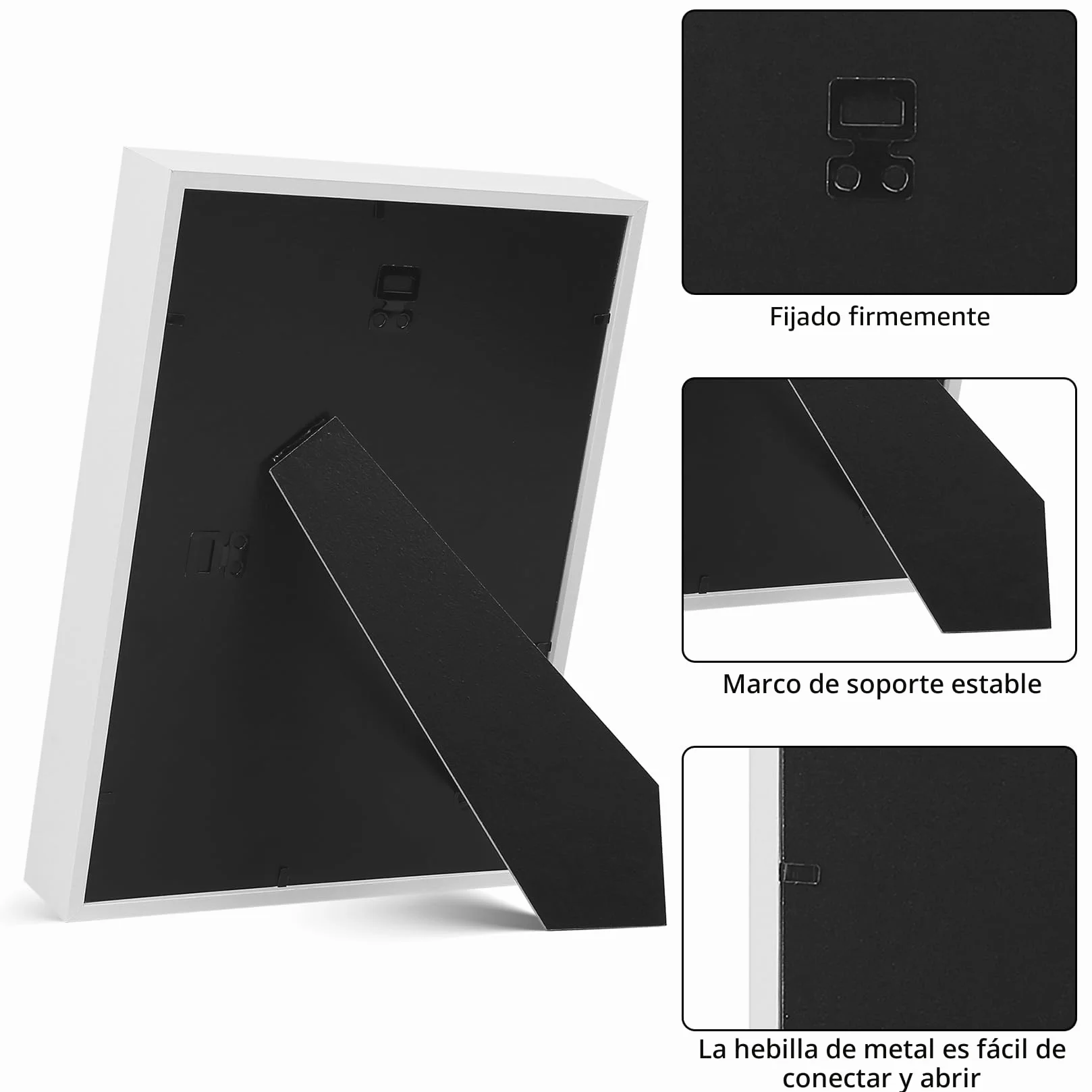 Marco de Fotos 3D A4 Profundo 3.5 cm con Placa de Acrílico Transparente 21x29.7 cm para Rellenar