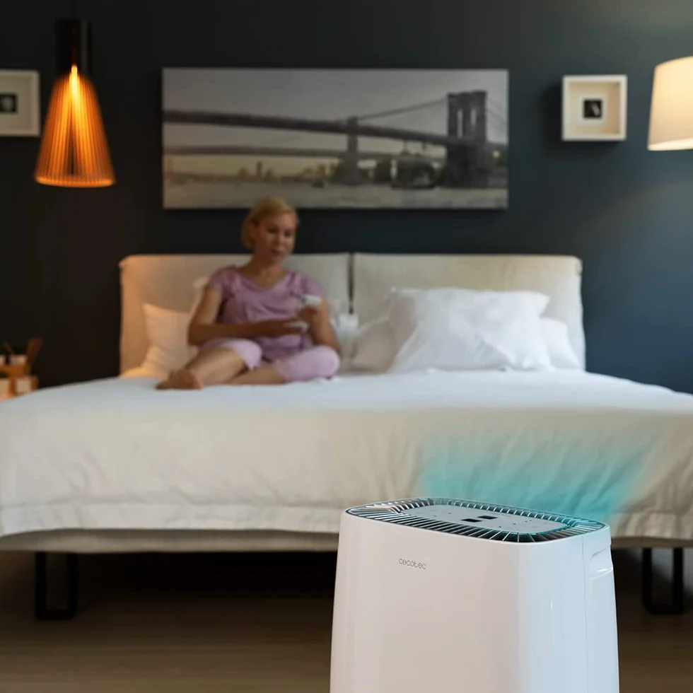 Cecotec Deshumidificador Big Dry 4000 Expert Connected. Control Wifi, 10L/día, Depósito extraíble 2,5L, Cobertura 105m3/h, Gas R290, Silencioso, Humedad 40% a 80%, Pantalla LED, Apagado Automático