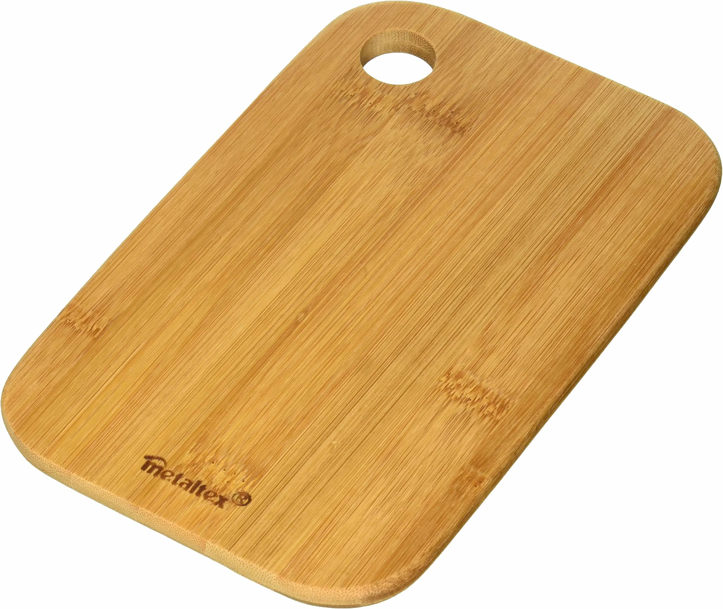 Metaltex Tabla de Cocina Corte de Bambú 22x14x1 cm
