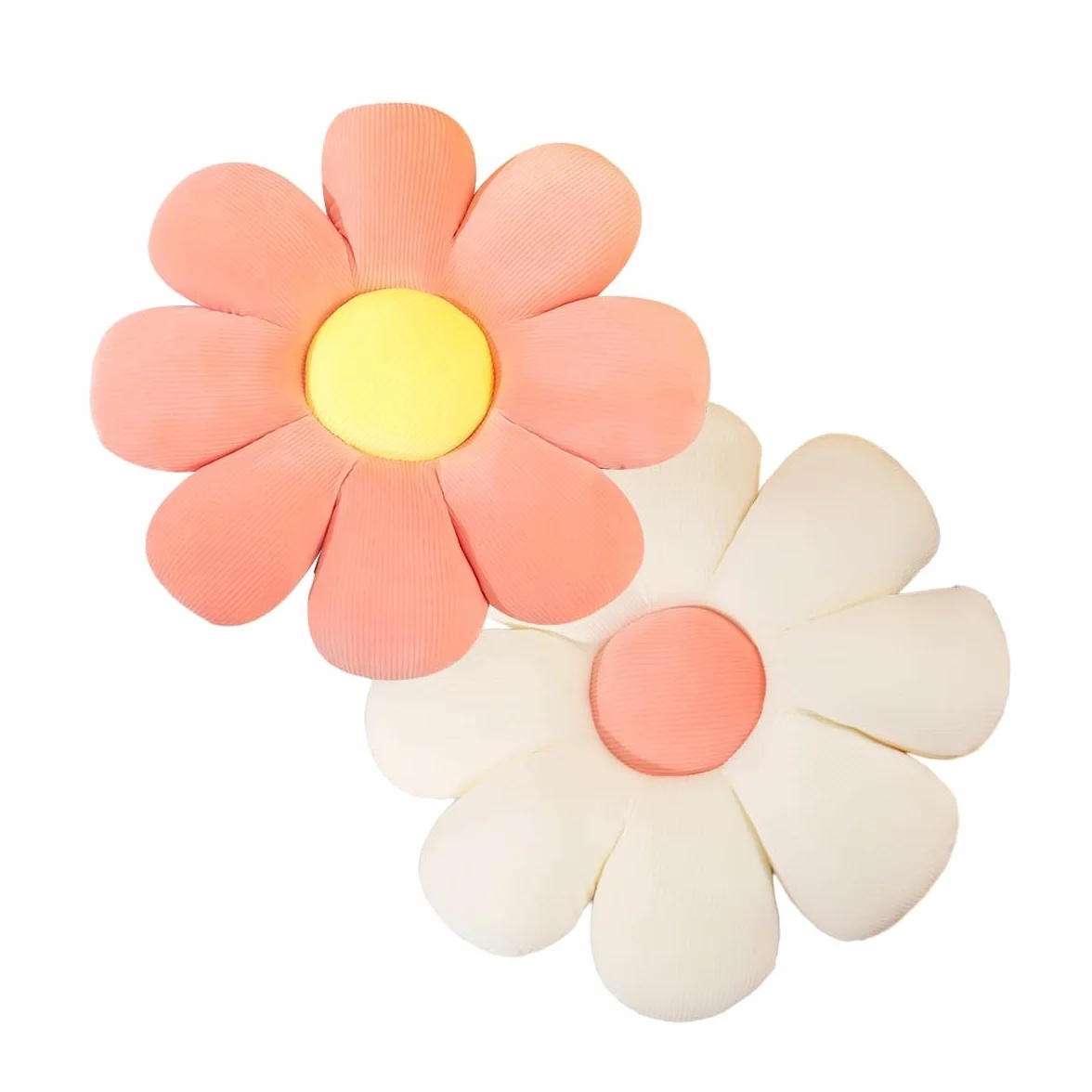 Cojines de suelo margarita flor para cama sofá silla