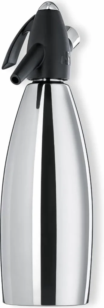 iSi Sodamaker Classic 1,0 L burbujeador de agua con gas botella PEN malla acero inoxidable