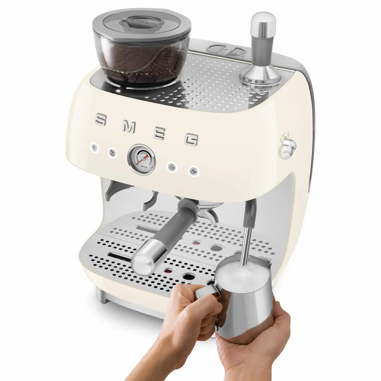 Smeg EGF03CREU Manual Coffee Machine Espresso Machine 2.4 L