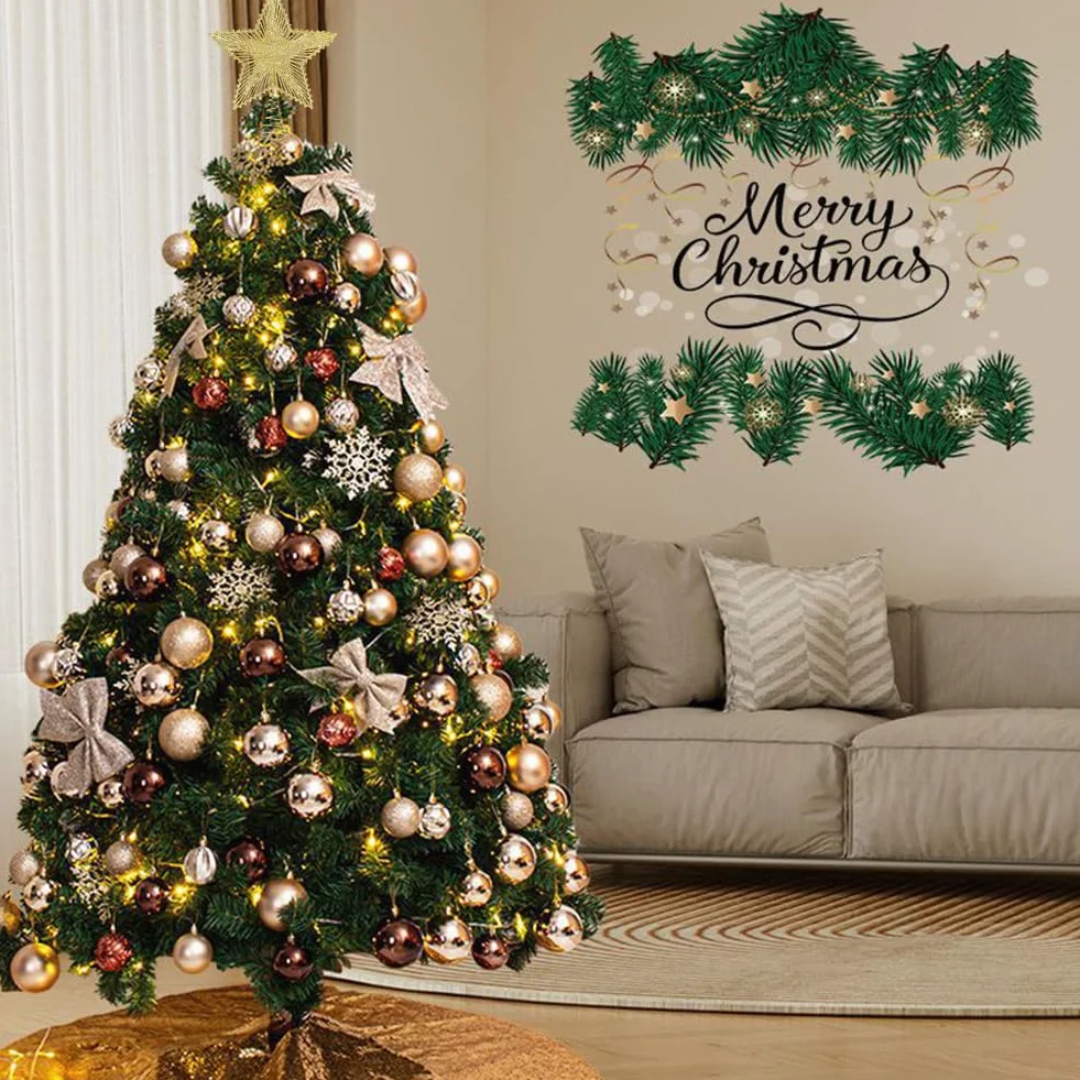 Estrella para Árbol de Navidad 23 x 20cm, Adorno Decoración Navideña