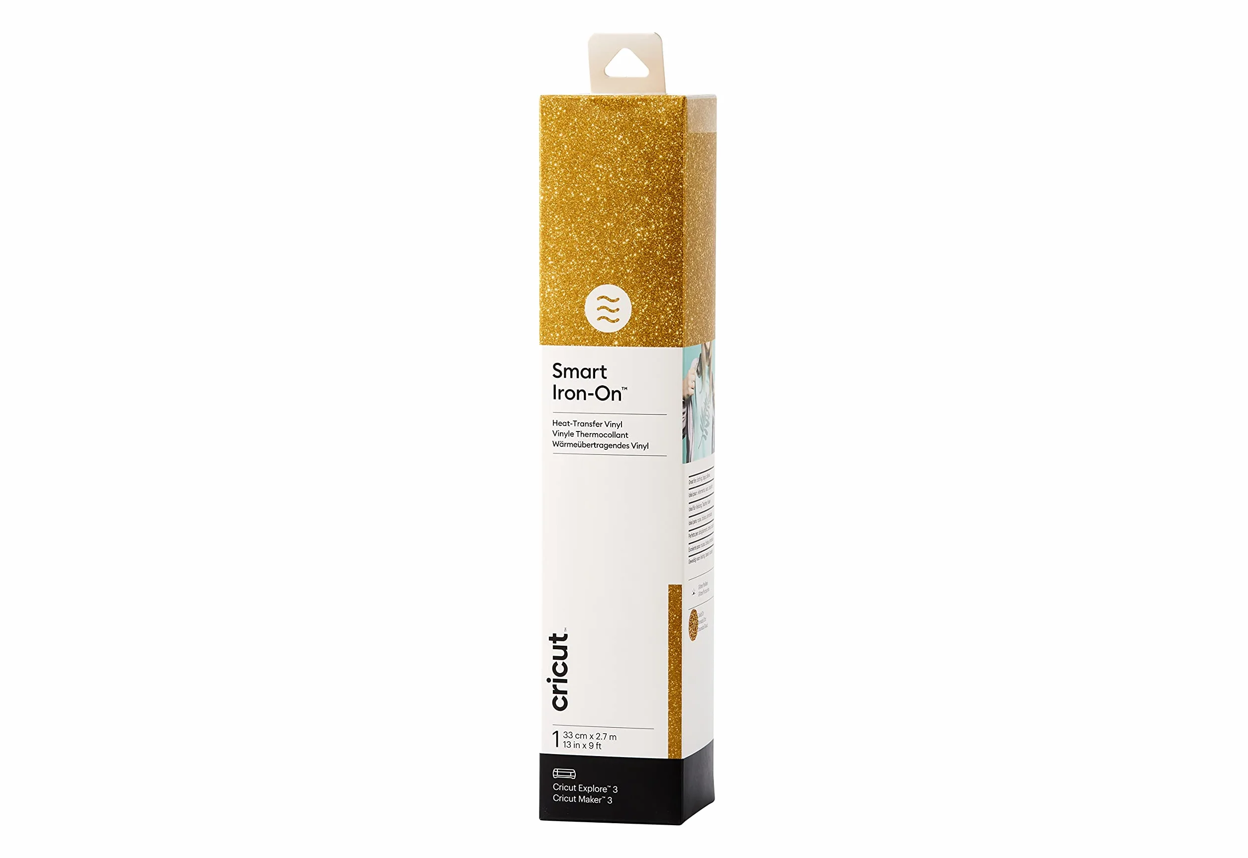 Cricut Smart Iron-On™ Purpurina (2,7 m), Dorado - Cricut