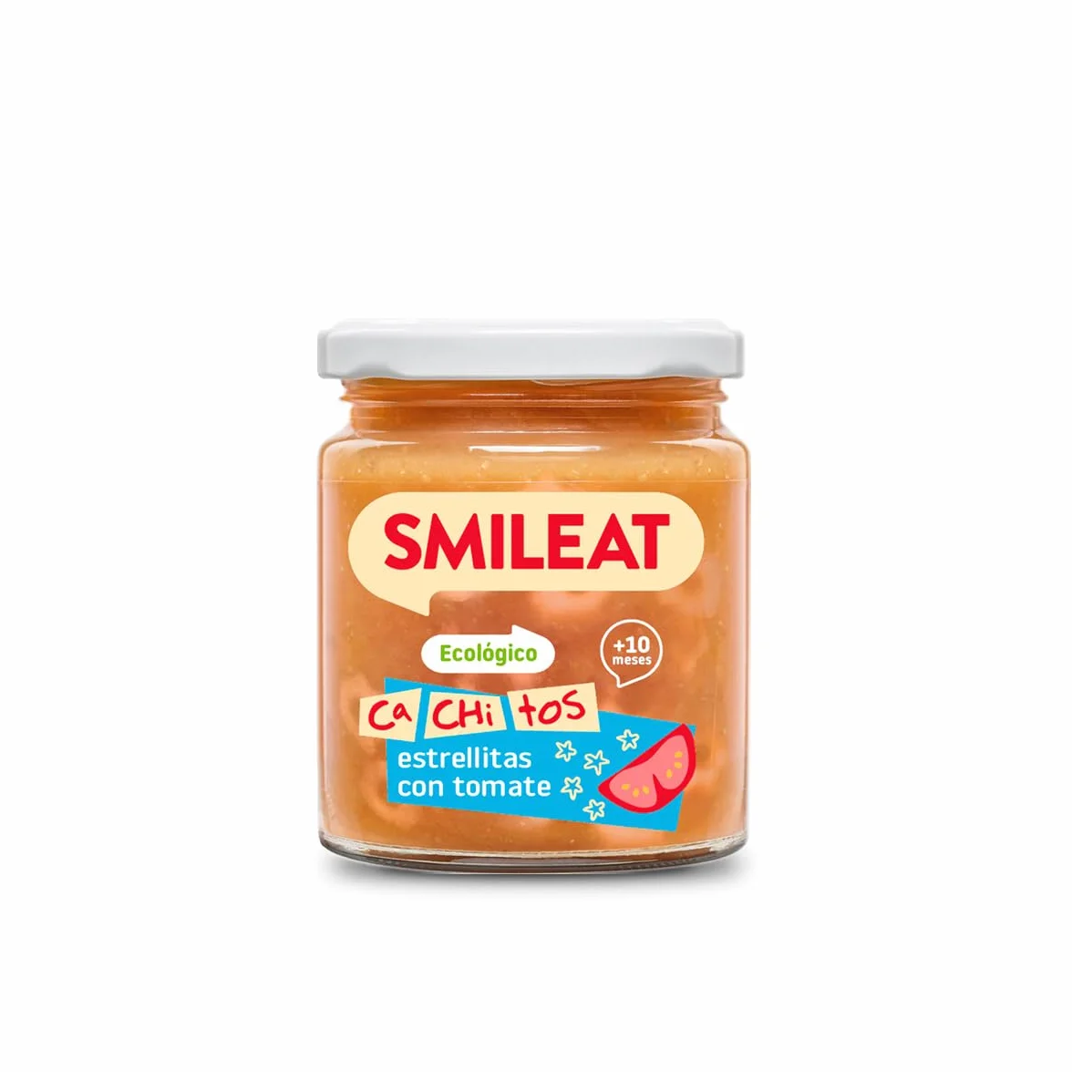 Smileat Tarrito de Ca-Chi-Tos de Estrellitas con Tomate Ecológico 230g