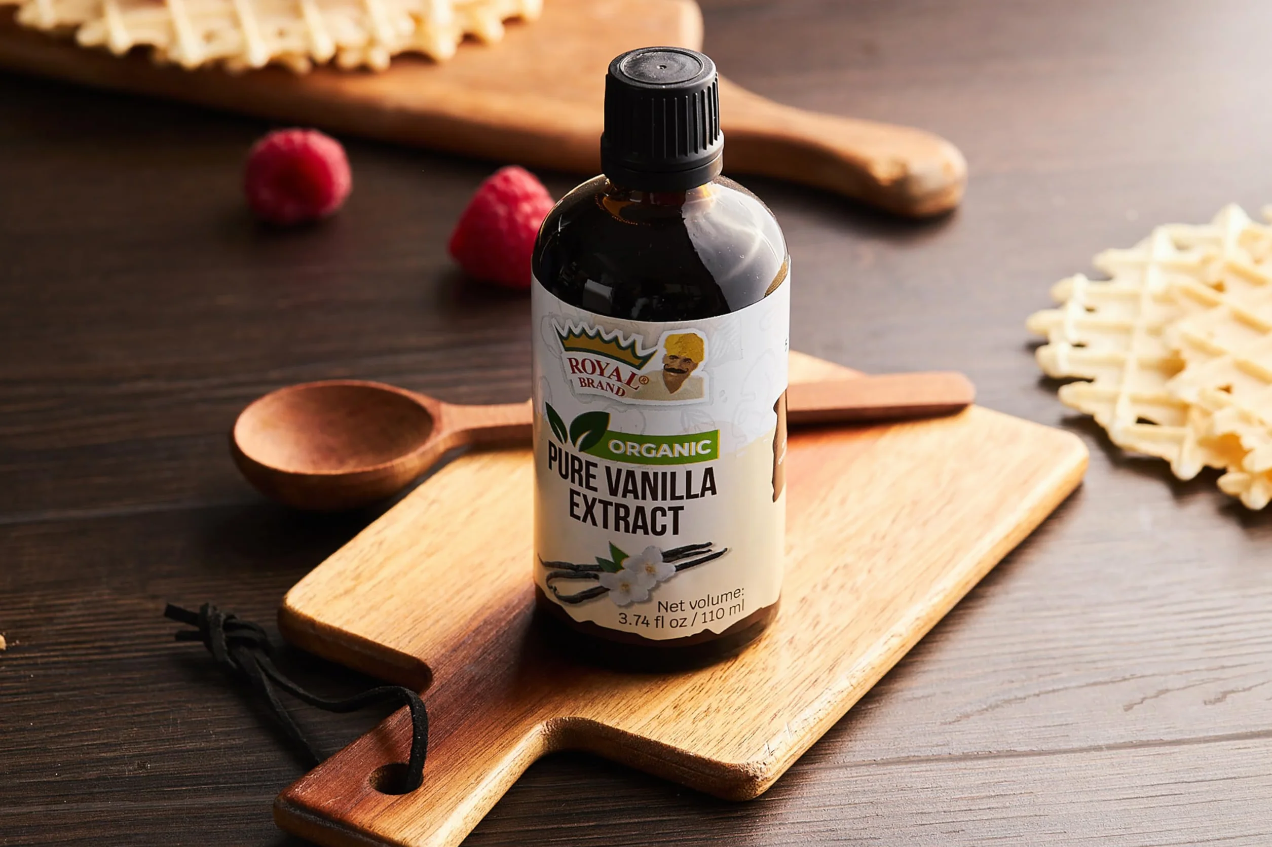 Extracto de vainilla ecológico 110ml botella de vidrio sin aditivos