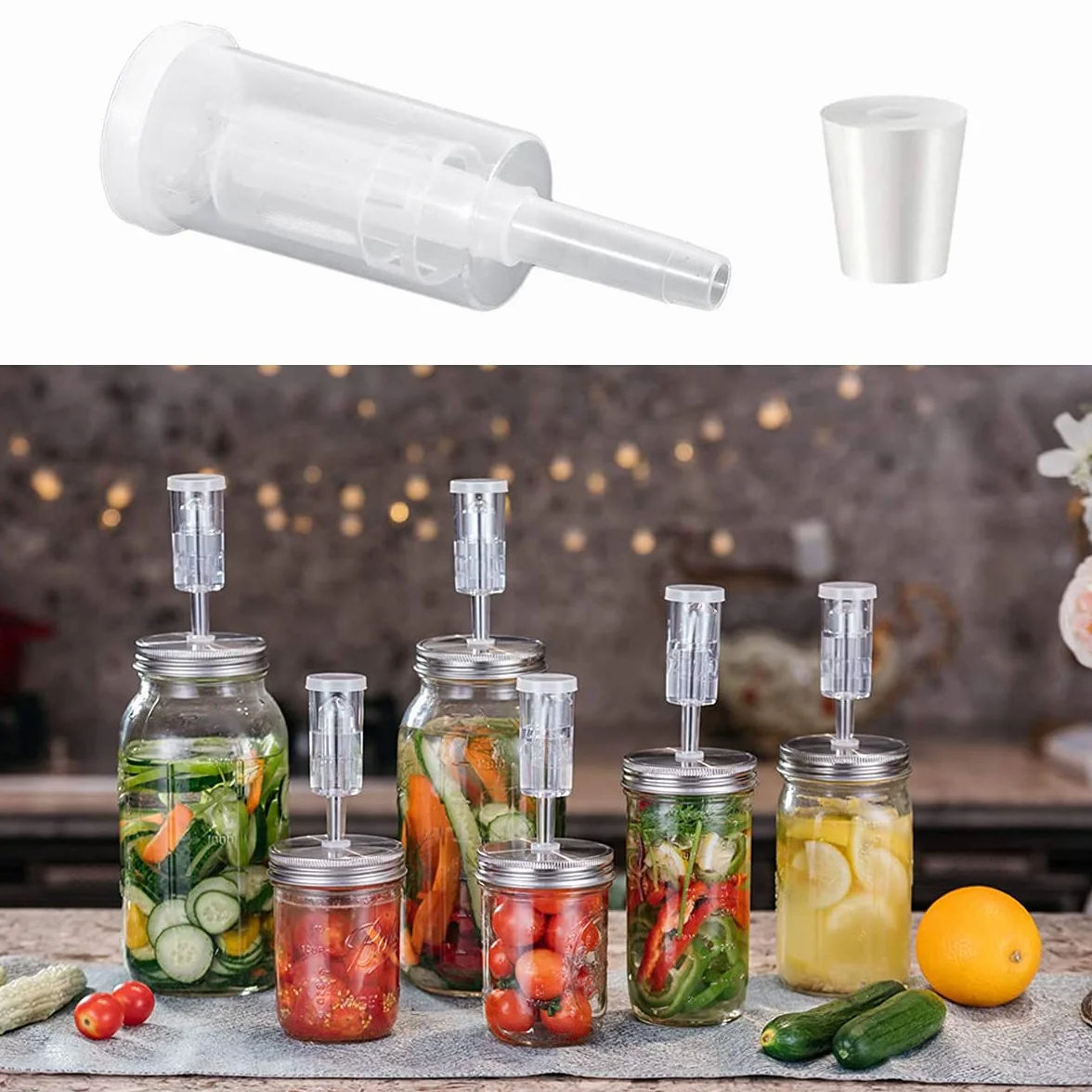 3 Piezas Fermentación Airlock,Esclusas de Aire y Arandelas de Silicona,Válvula Fermentación Plástico,Fermentador de Aire para Fabricar Cerveza Vino