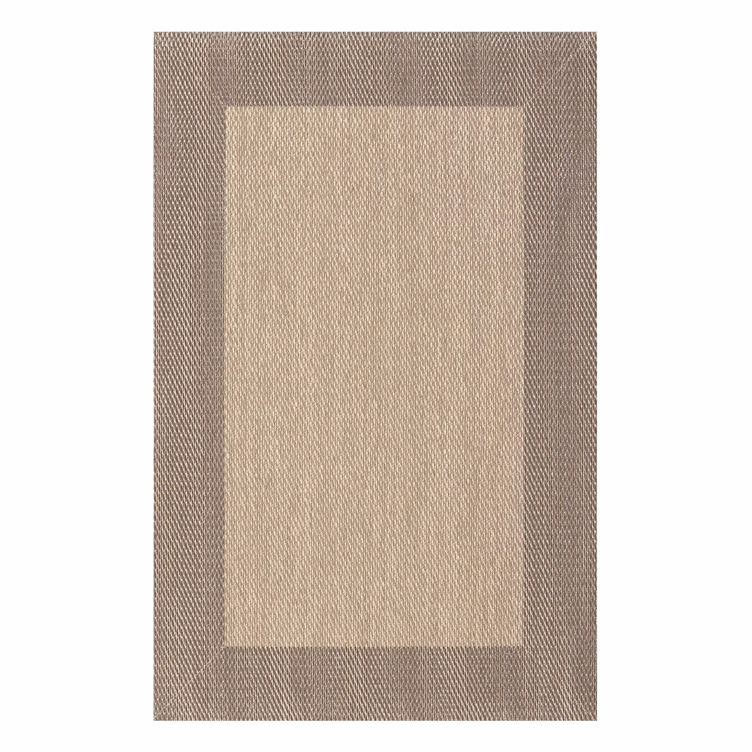 Alfombra Vinilica Salon Premium Alfombras de habitación Comedor baño Cocina Lavable Antideslizante y Resistente para Interior y Exterior Estores Basic Beige 120x180 cm