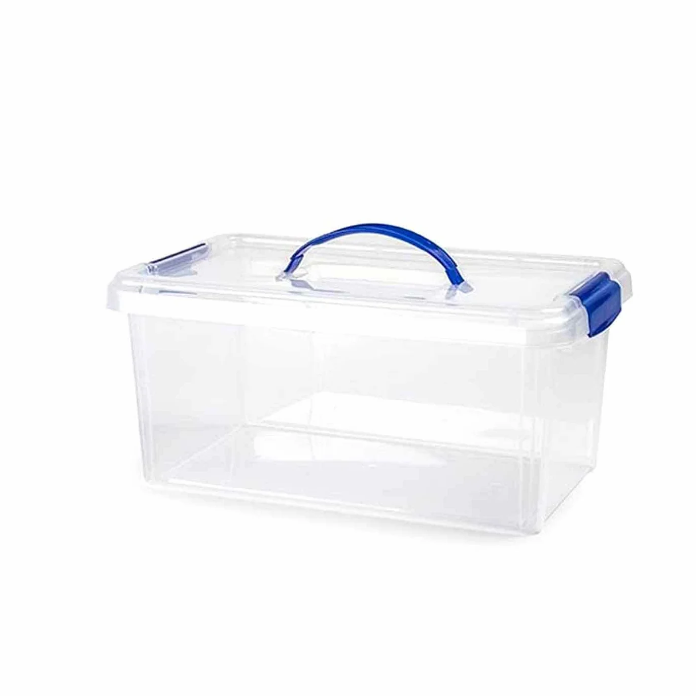 Tradineur - Caja de almacenamiento - Mini Box (Asa) - Fabricado en plástico - Capacidad de 4 Litros - 18 x 28 x 13 cm