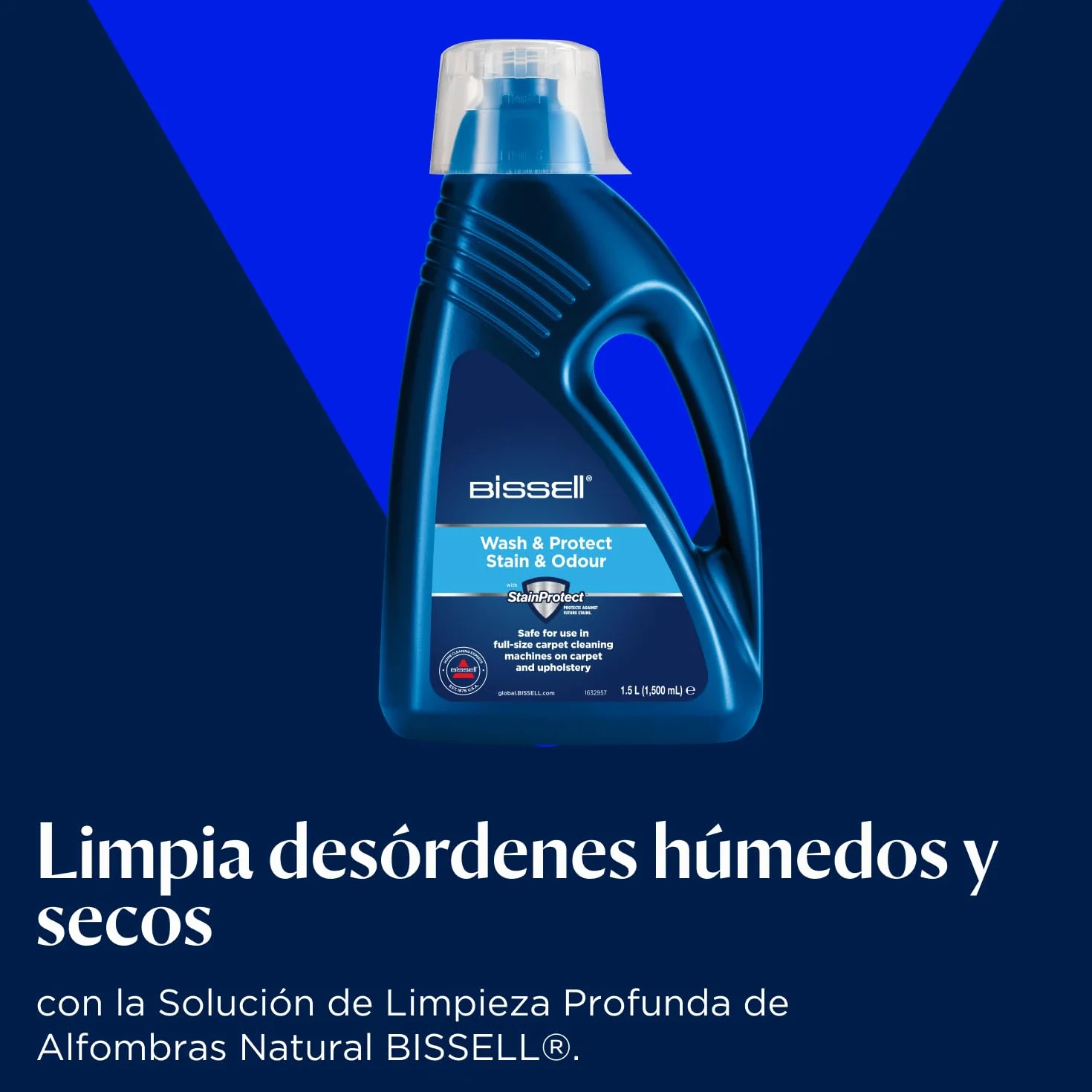 BISSELL Revolution HydroSteam Aspiradora de Agua Tapicería, Lava Aspiradora con Pantalla LED, Maquina Limpiar Tapicerías con Tecnología HydroSteam, Limpiador a Vapor, Potente Motor de 1300W, 3670N