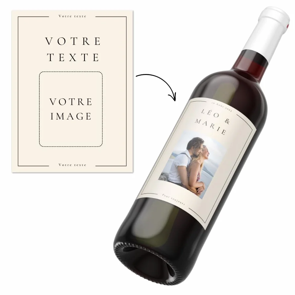 Etiquetas personalizables para botellas de vino pack de 6 - regalo único para cumpleaños, bodas, jubilaciones