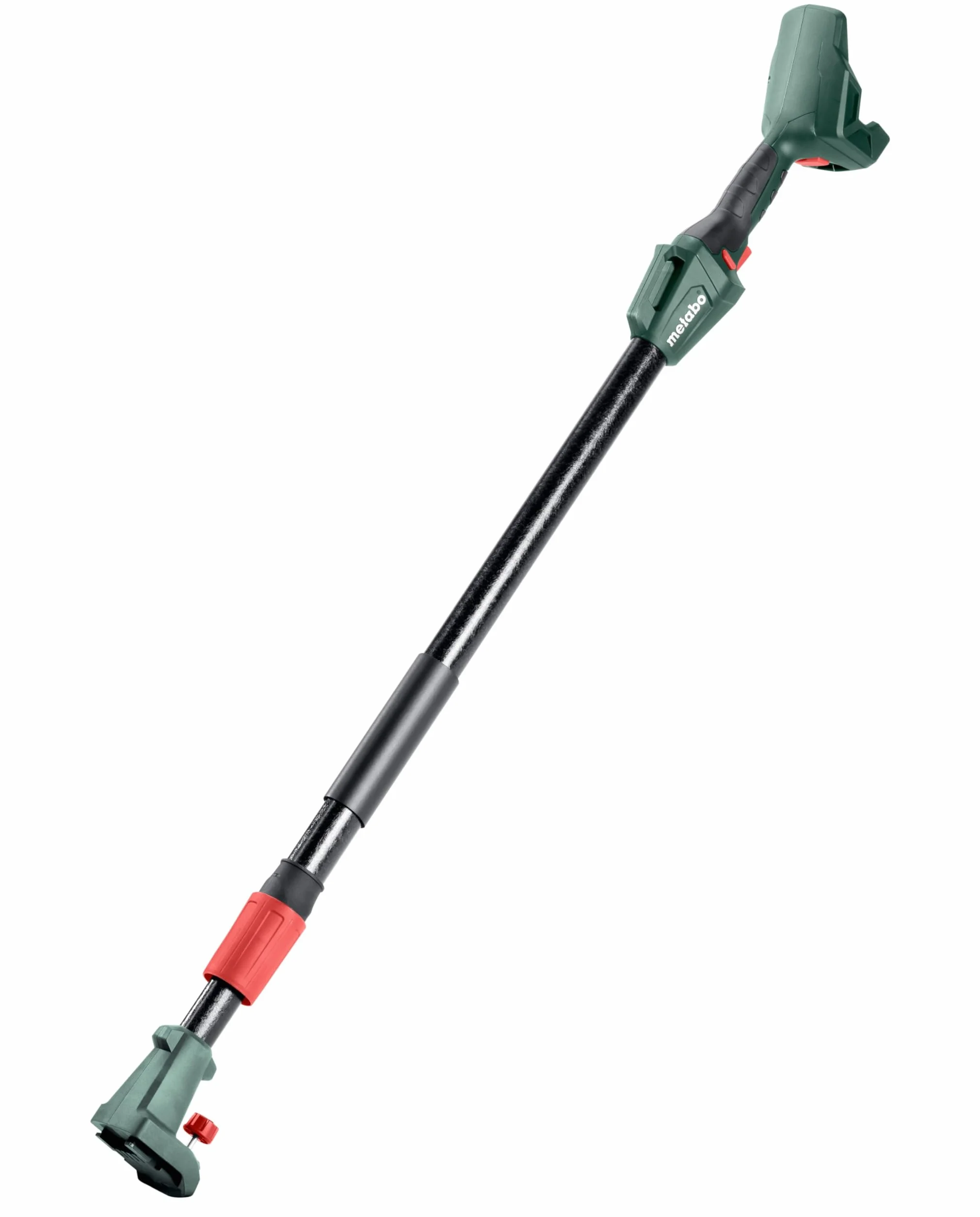 Metabo Varilla telescópica de 120 a 180 cm, con correa para el hombro, varilla de fibra de vidrio, apta para motosierra con batería MC 18 LTZ 15, varilla extensible 601503840