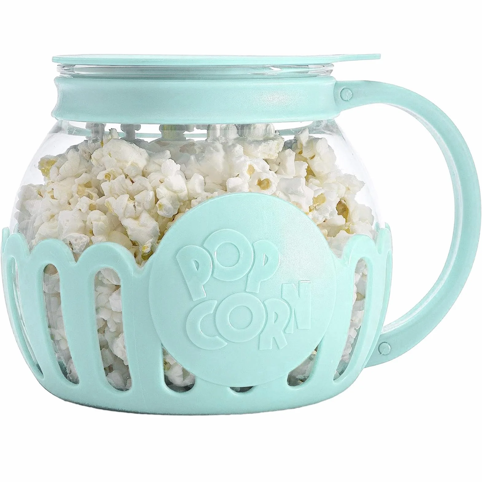 Tarro De Palomitas De Maíz 2.13L Micro-Pop Popper Vidrio De Borosilicato Para Microondas