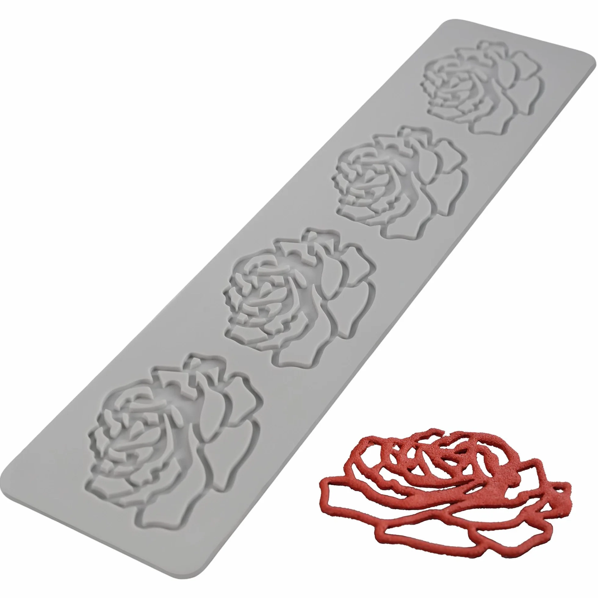 Kidia, Decoración para Cócteles, Alfombrillas de Silicona con Formas para Garnish, Tul, Pasta de Cigarrillos, Decoración de Tartas Dulces y Bebidas