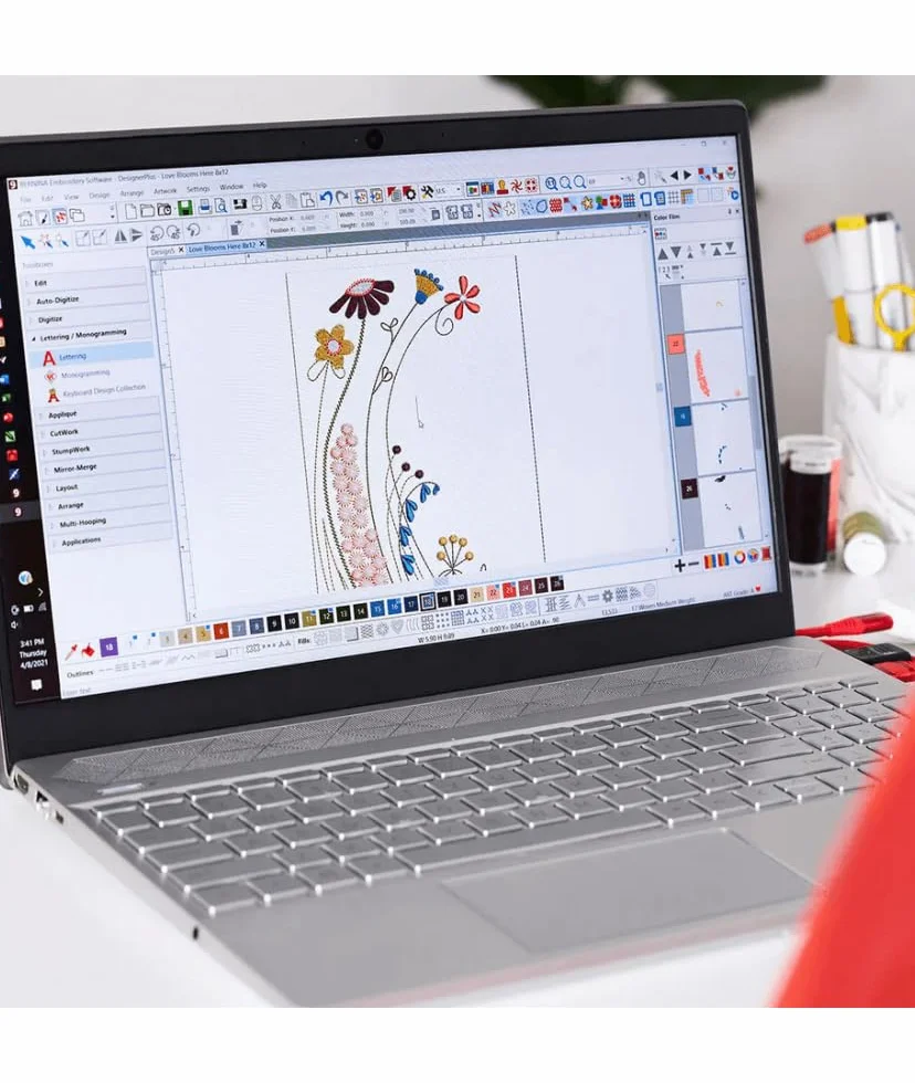 Bernina Software de Bordado Designer Plus V9 (WiFi) Versión completa